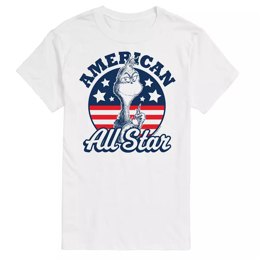 Men's Dr. Seuss The Grinch American All Star Graphic Tee,  Product Image