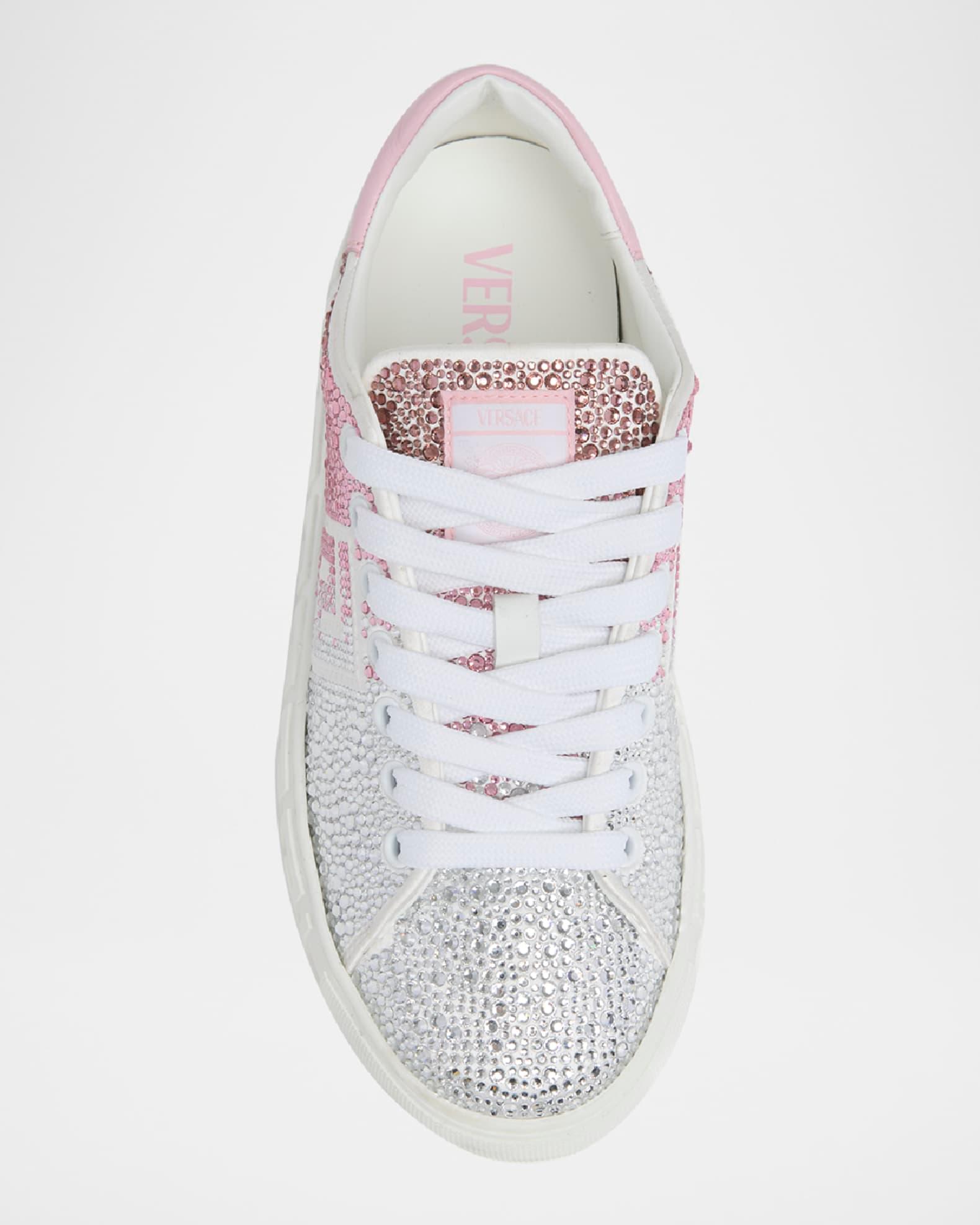 Crystal Greca Low-Top Sneakers Product Image
