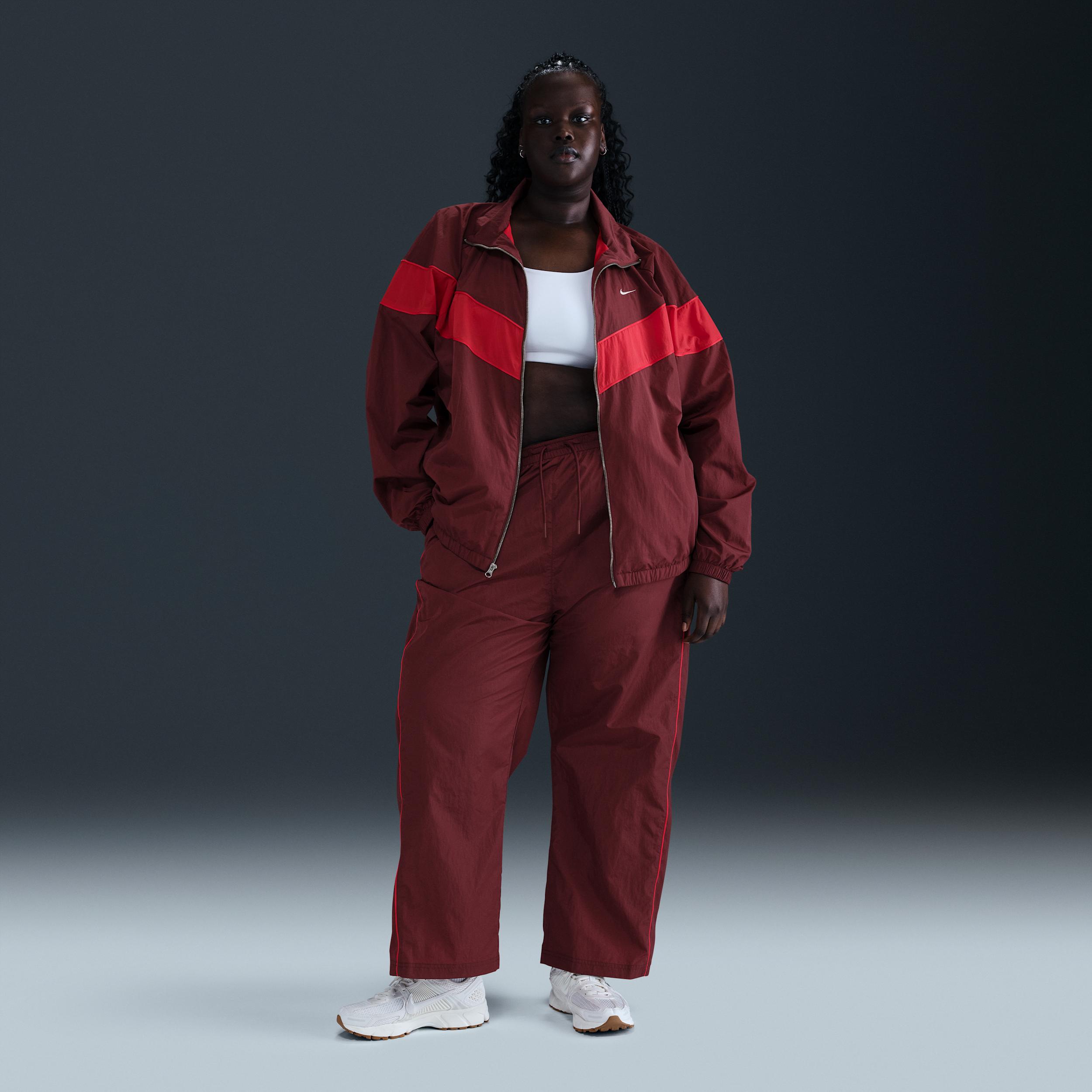 Nike Windrunner Women's Loose UV Woven Full-Zip Jacket (Plus Size) Product Image