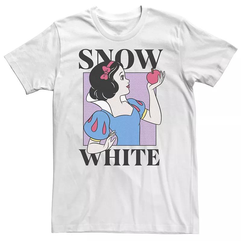 Big & Tall Disney Snow White And The Seven Dwarfs Front & Back Box Up Tee, Men's,  Product Image