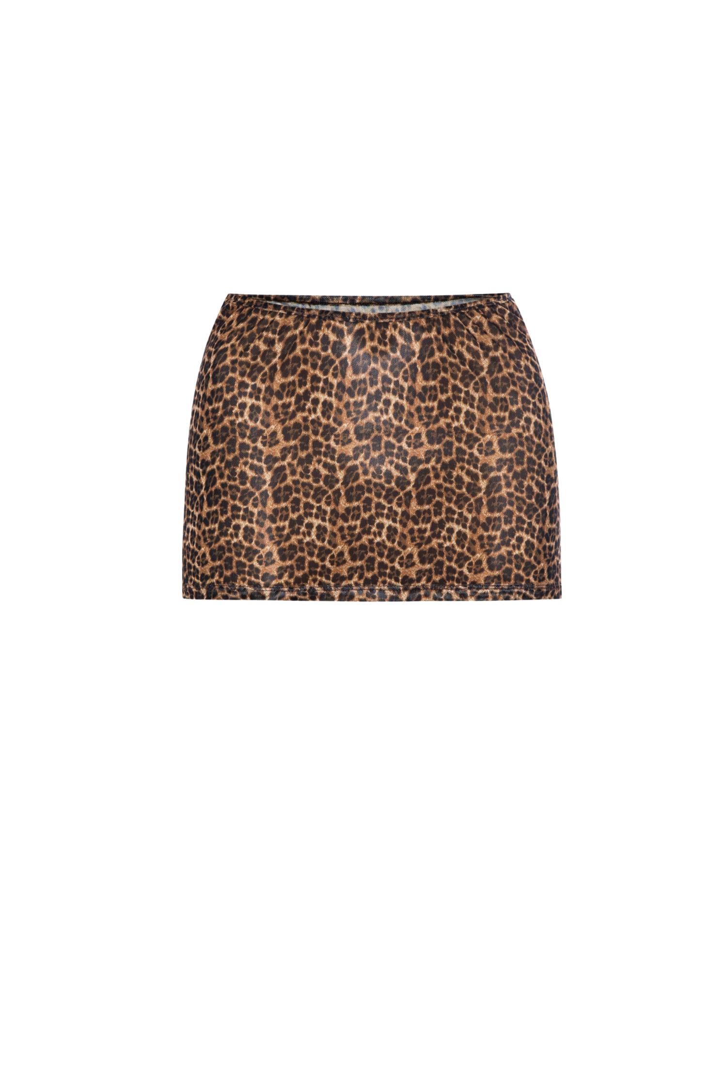ELEKTRA SKIRT - LEOPARD Product Image