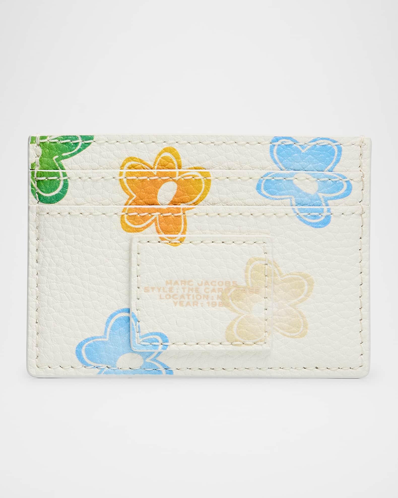 Wild Daisy Leather Card Case Product Image