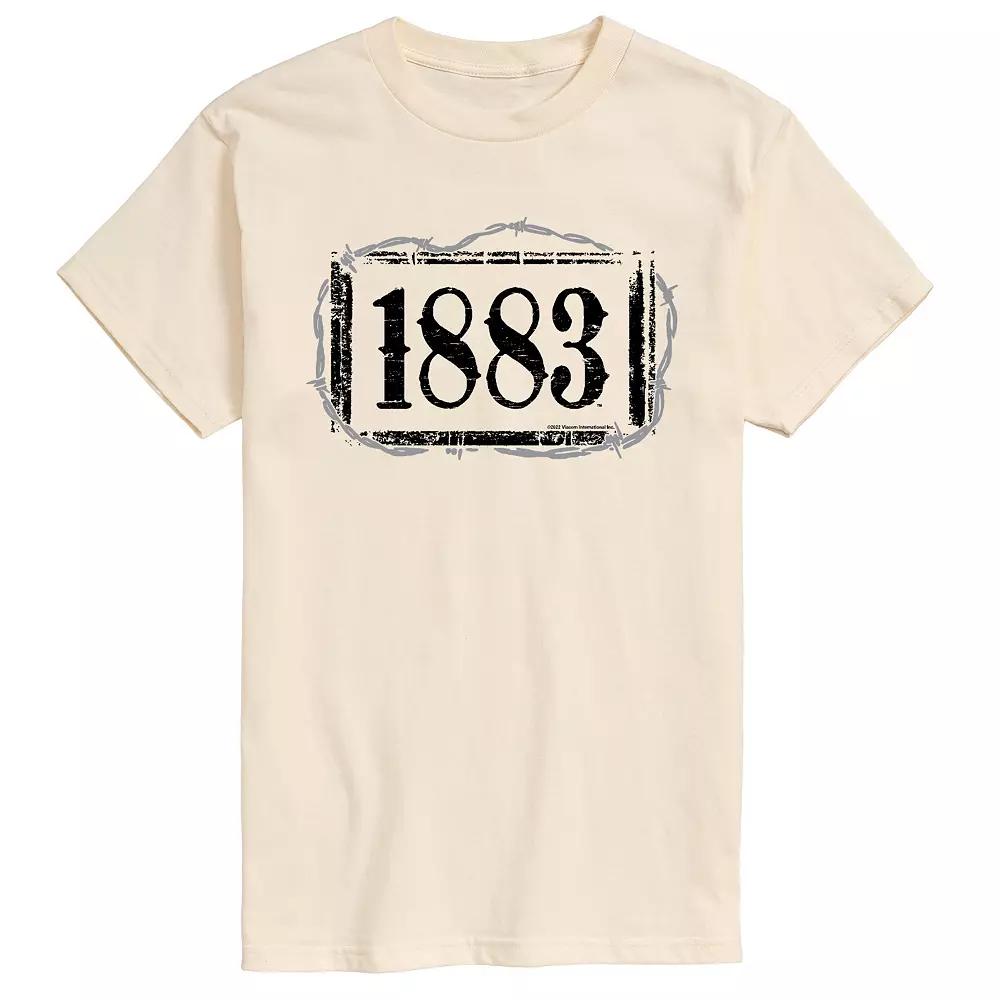 Men's 1883 Barbed Wire Tee, Size: Medium, Beige Khaki Product Image