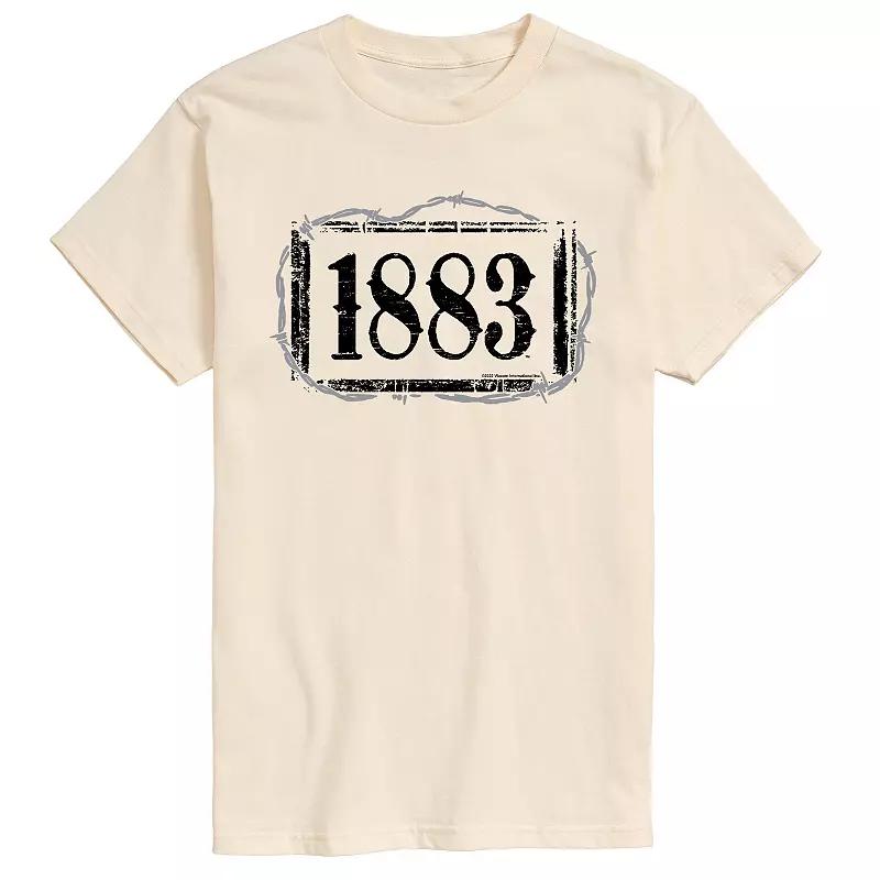 Men's 1883 Barbed Wire Tee, Size: Medium, Beige Khaki Product Image