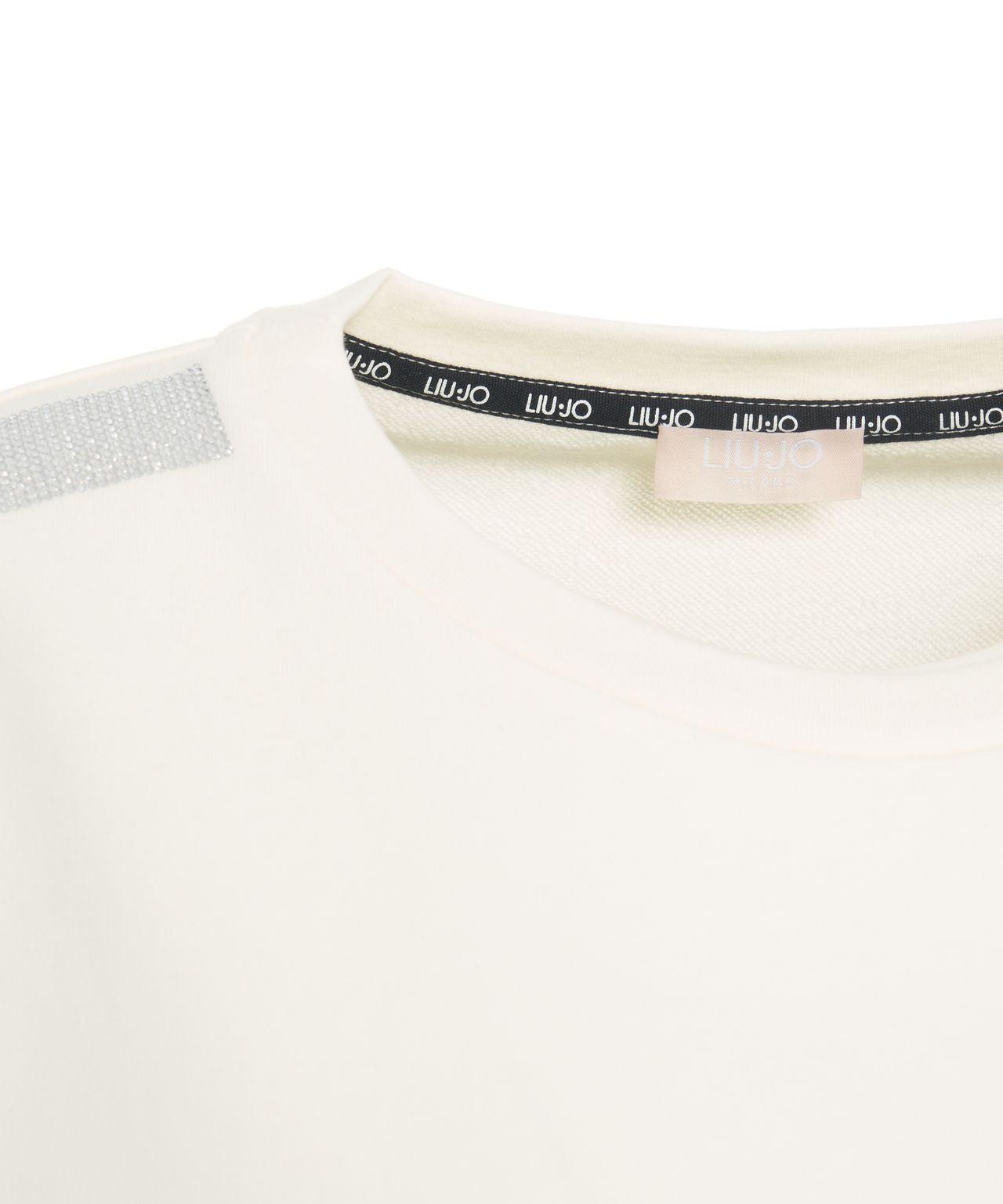 Sweatshirt with rhinestones Product Image