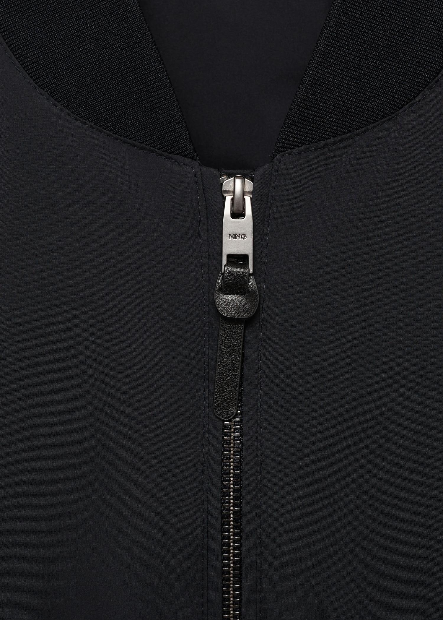 Water-repellent bomber jacket with pockets - Men | MANGO USA Product Image
