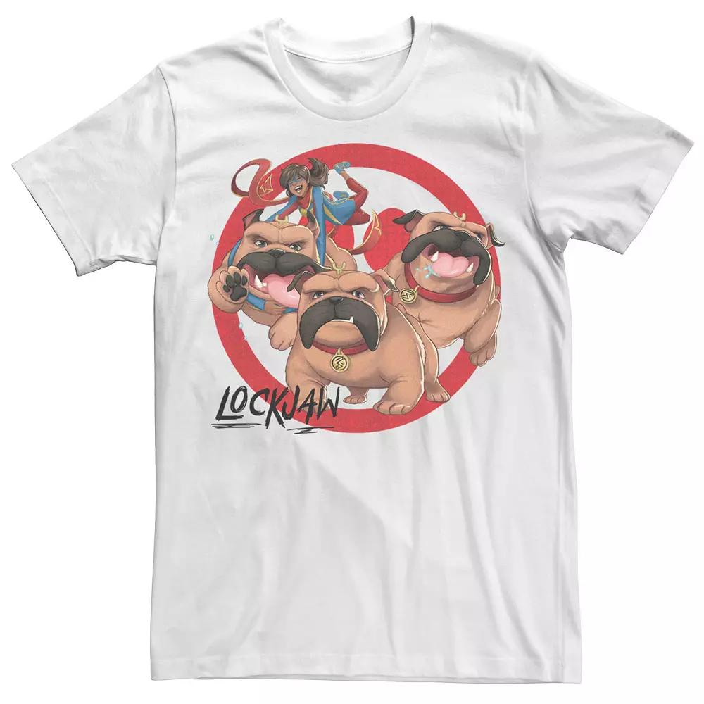 Men's Marvel Rising Secret Warriors Lockjaw Symbol Collage Tee,  Product Image
