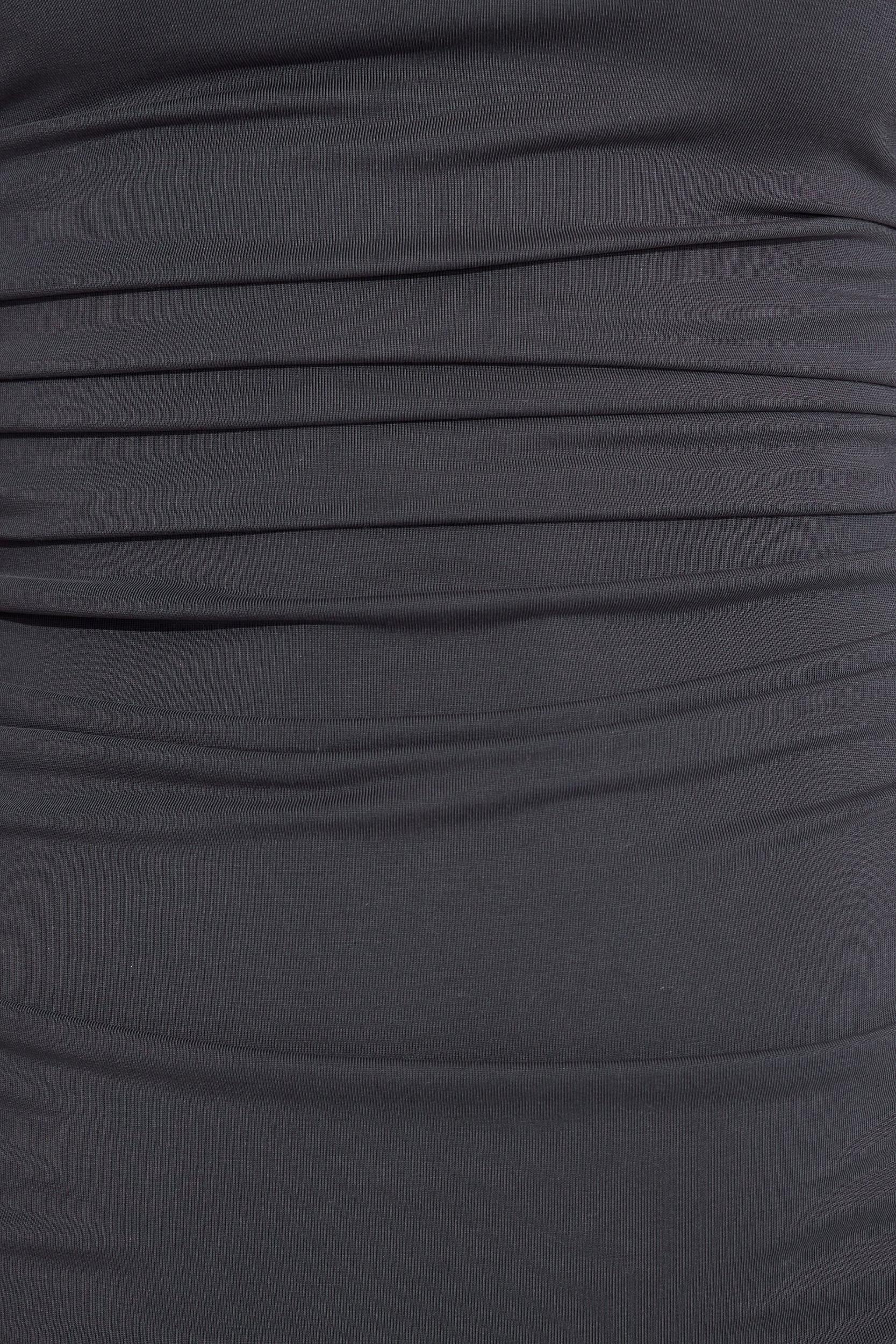 Ruched Tube Mini Dress Product Image