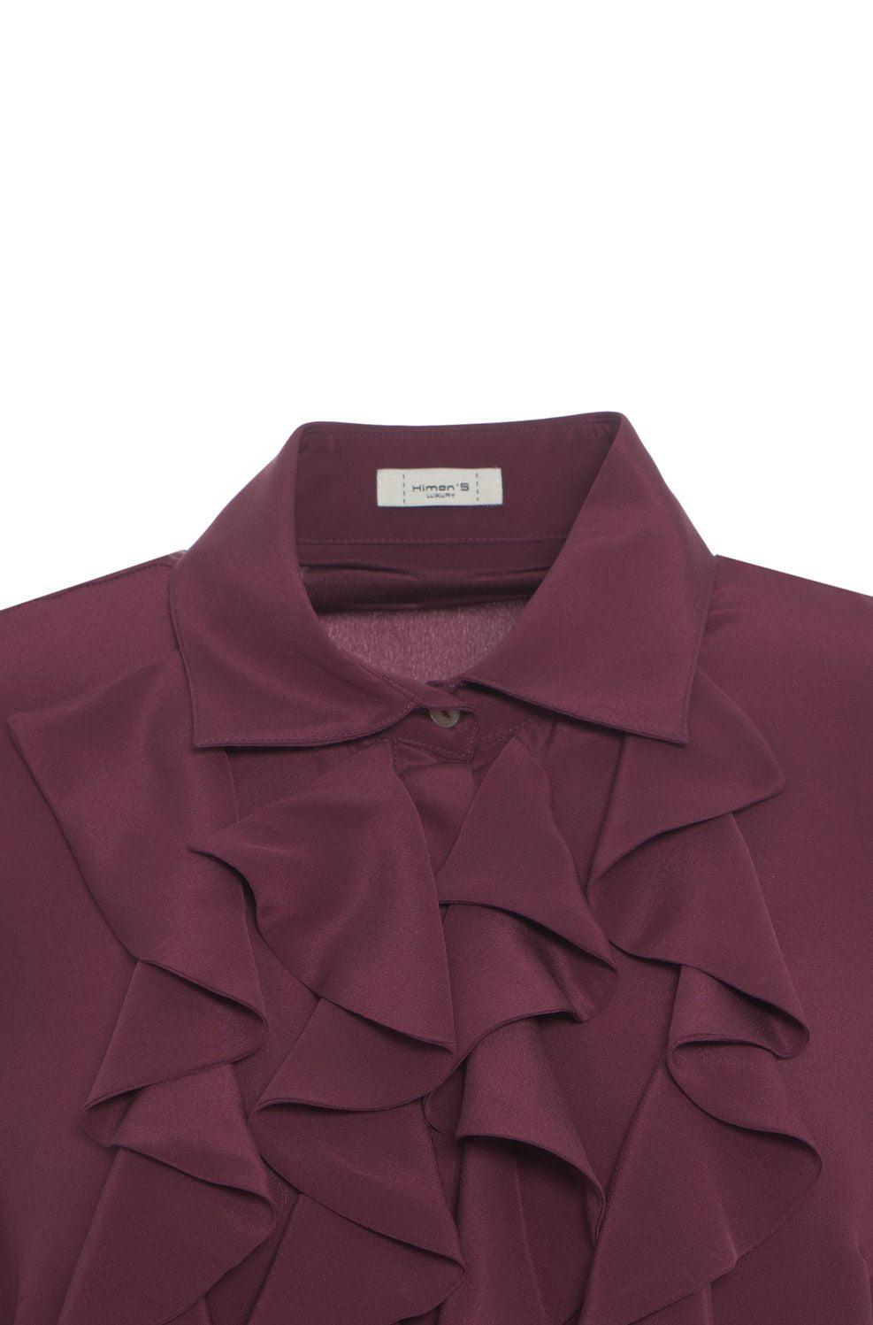 Blouse with ruffle details Product Image