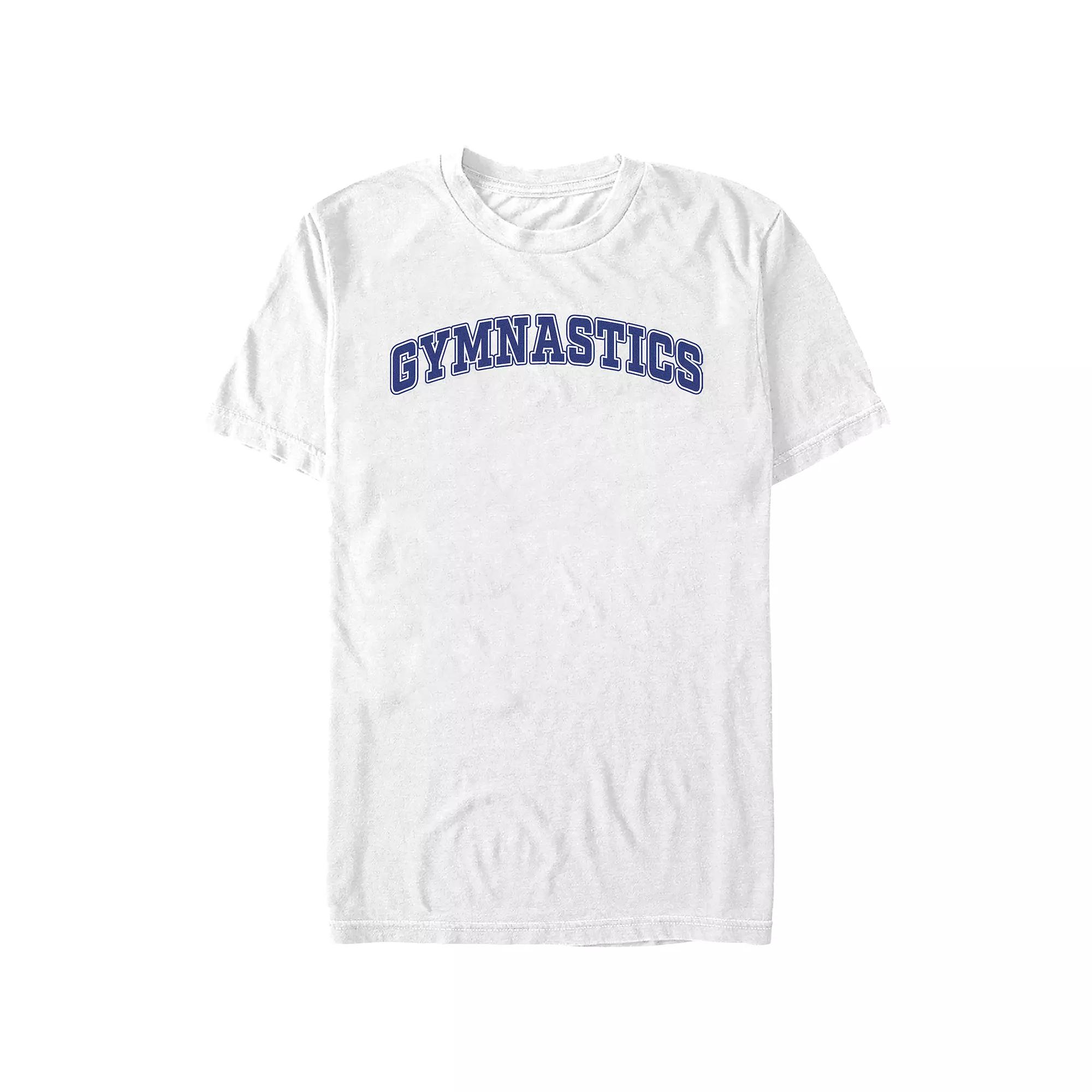 Men's Gymnastics Graphic Tee, Size: Small, White Product Image