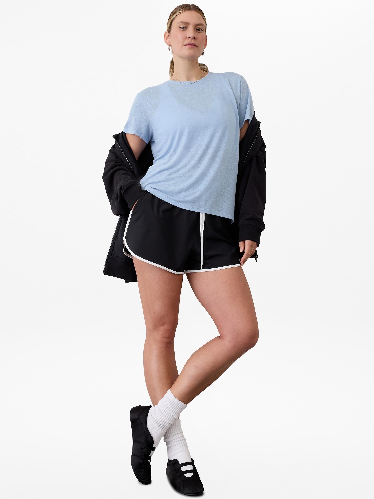 Getaway Linen Blend Tee Product Image