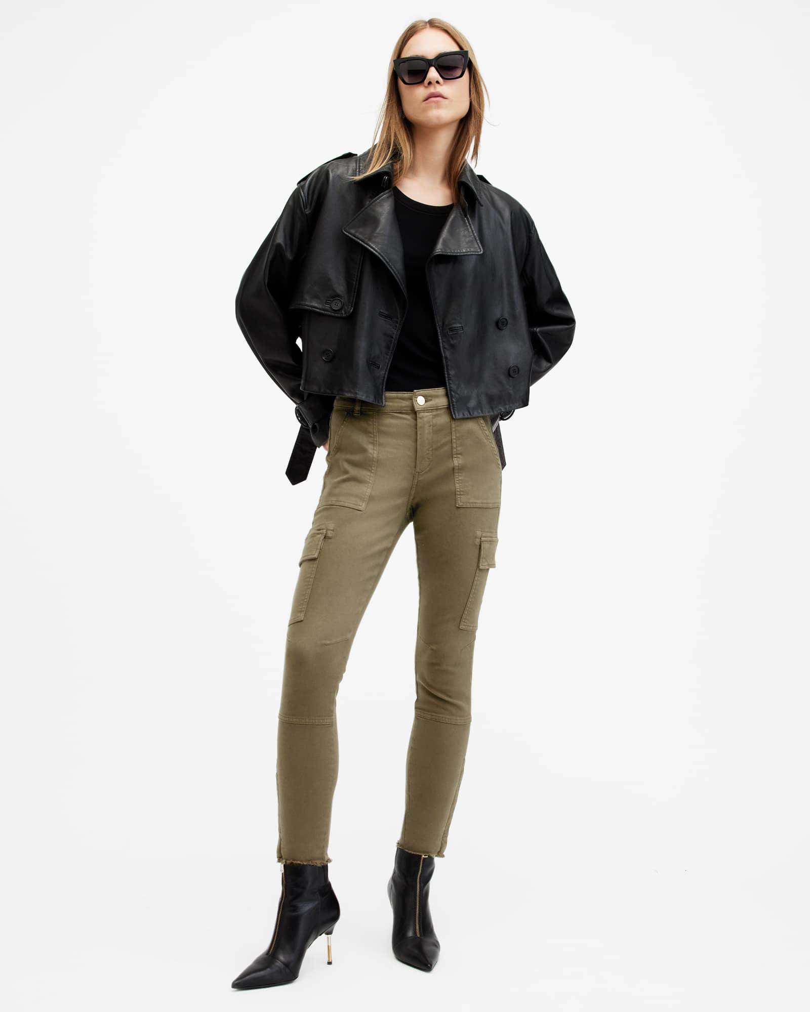 Duran Skinny Denim Cargo Jeans Product Image