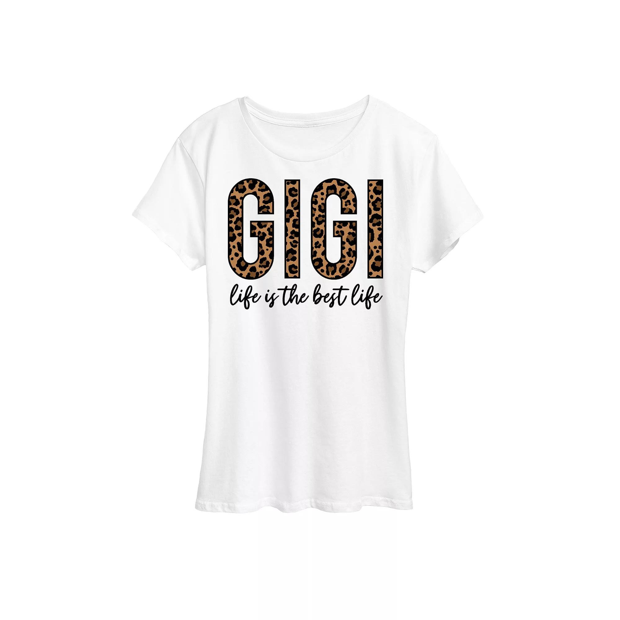 Women's Gigi Life Is The Best Life Graphic Tee,  Product Image