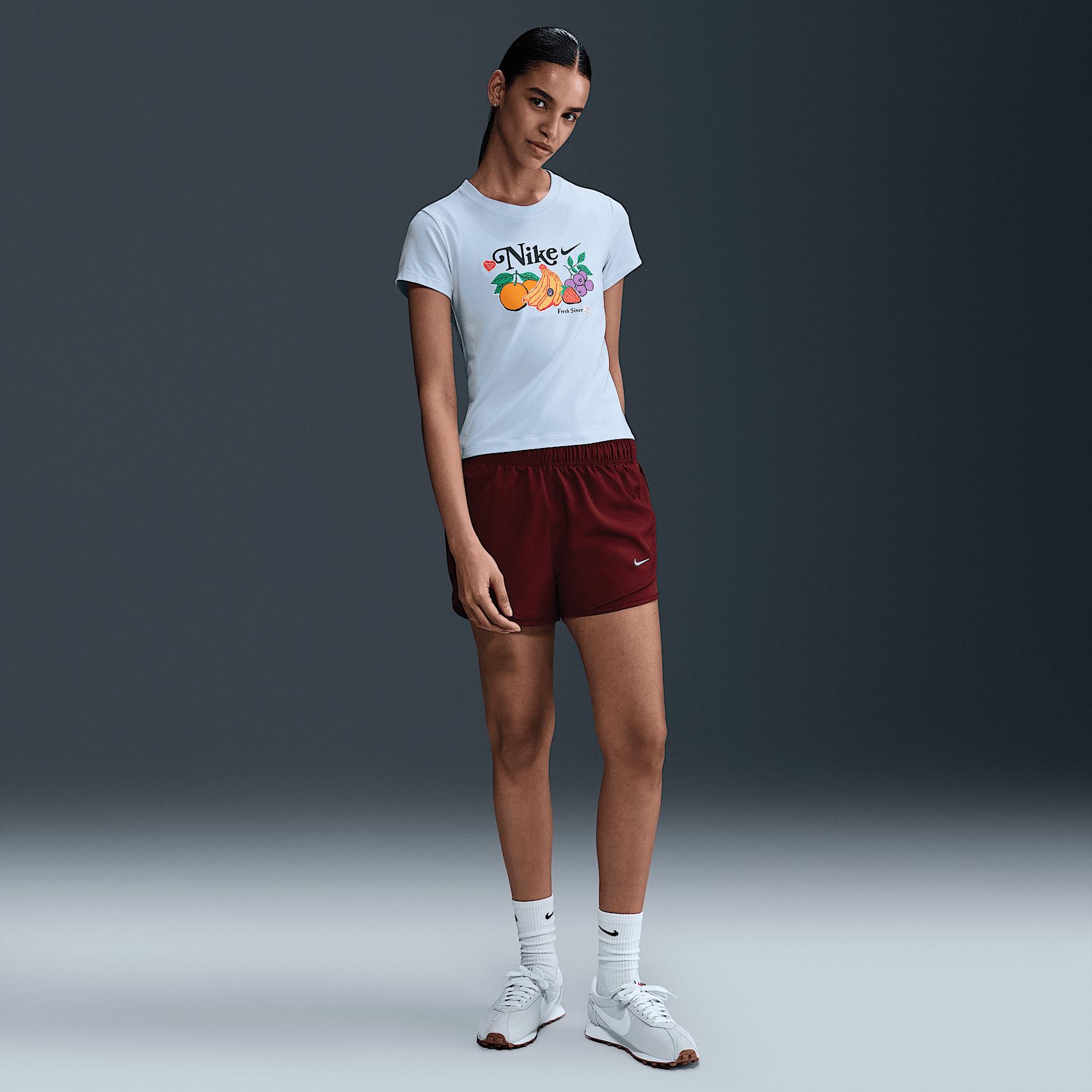 Womens Nike Sportswear Chill Knit Slim Cropped T-Shirt | HV6408-423 Product Image