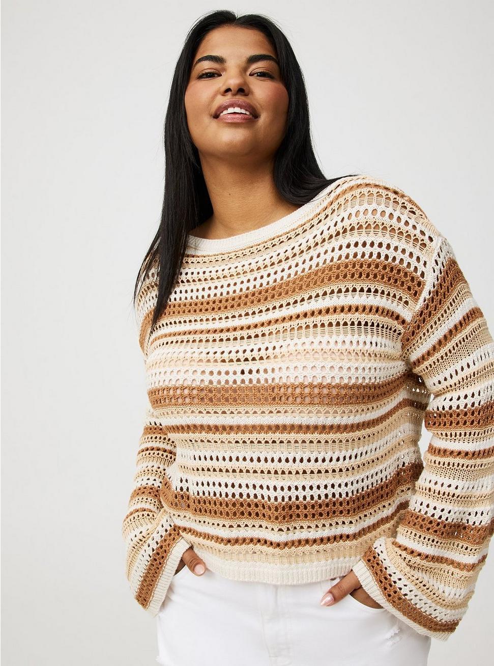 Wide Sleeve Crop Pullover Product Image