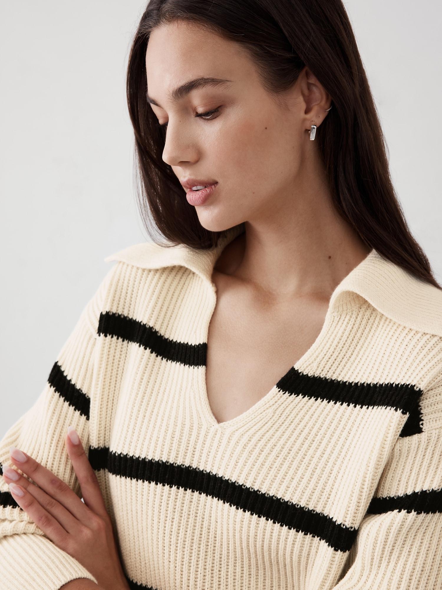 Johnny-Collar Sweater Product Image