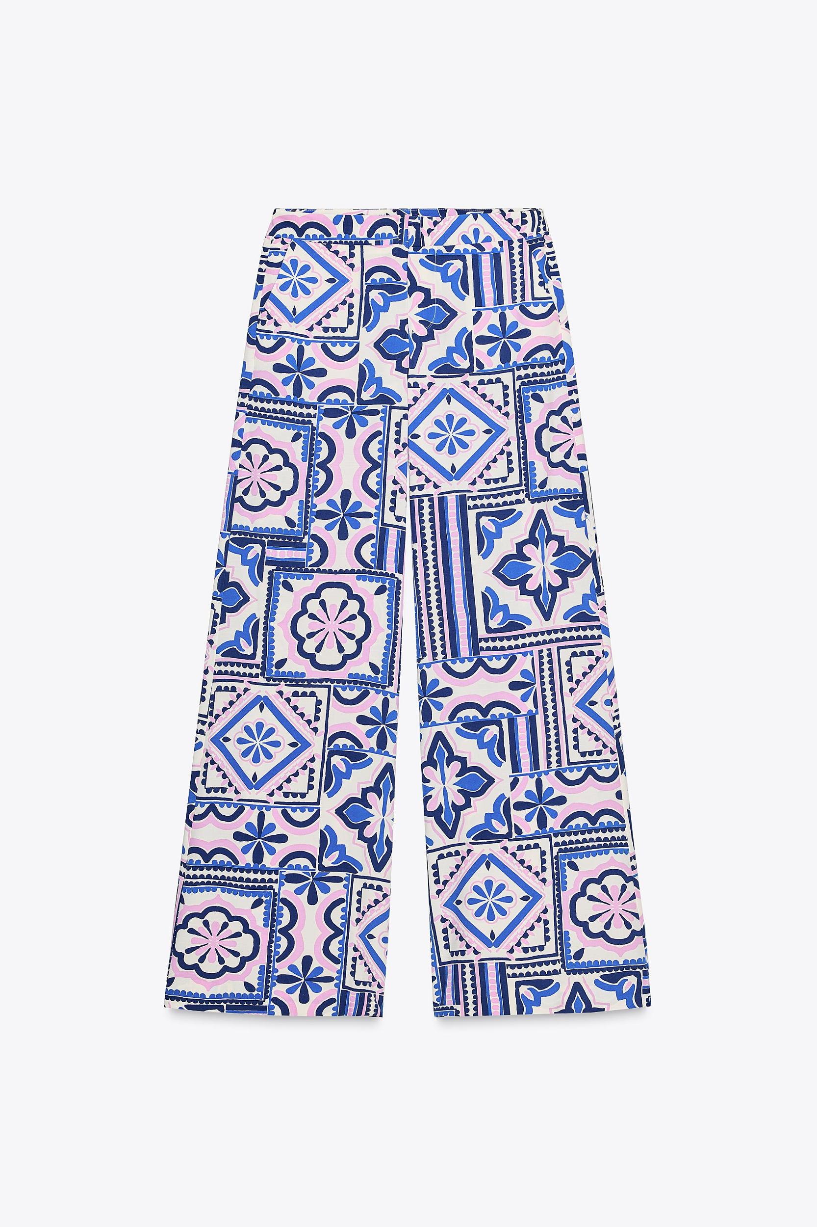 PRINTED PALAZZO PANTS Product Image