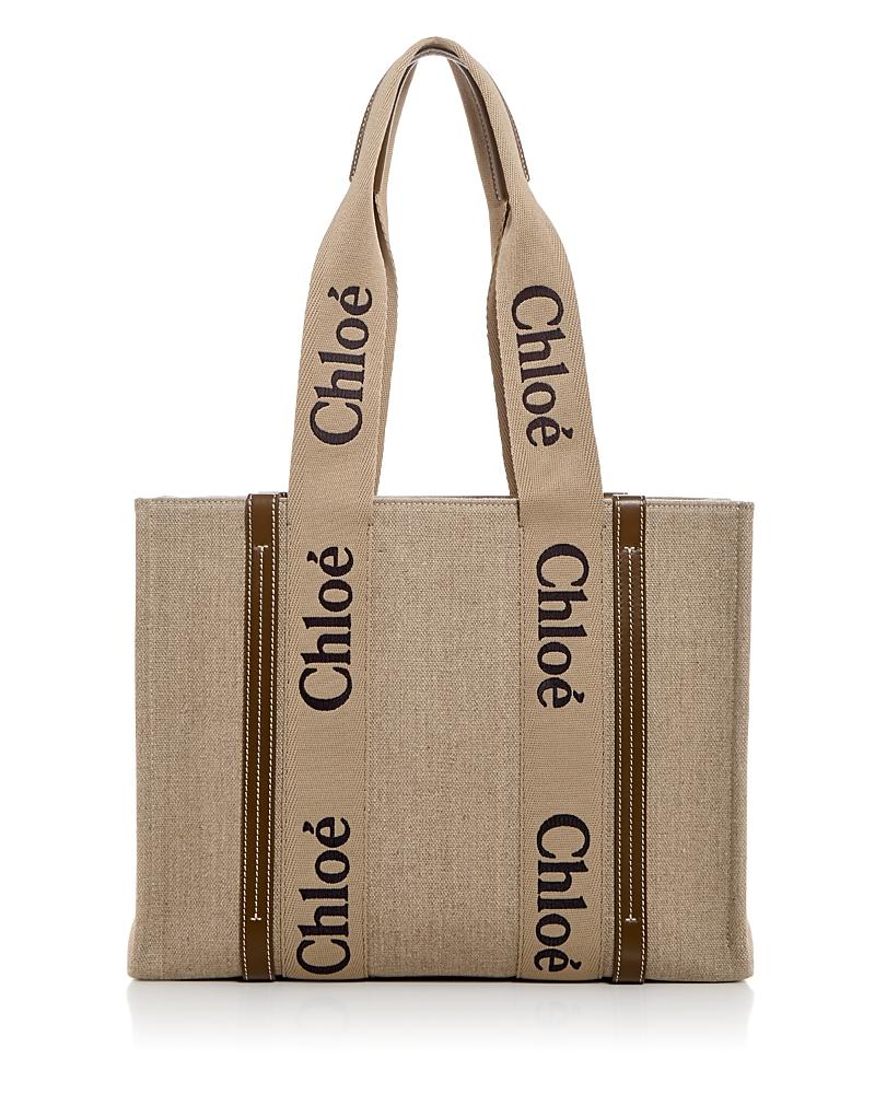 Woody Medium Tote Bag in Linen Product Image