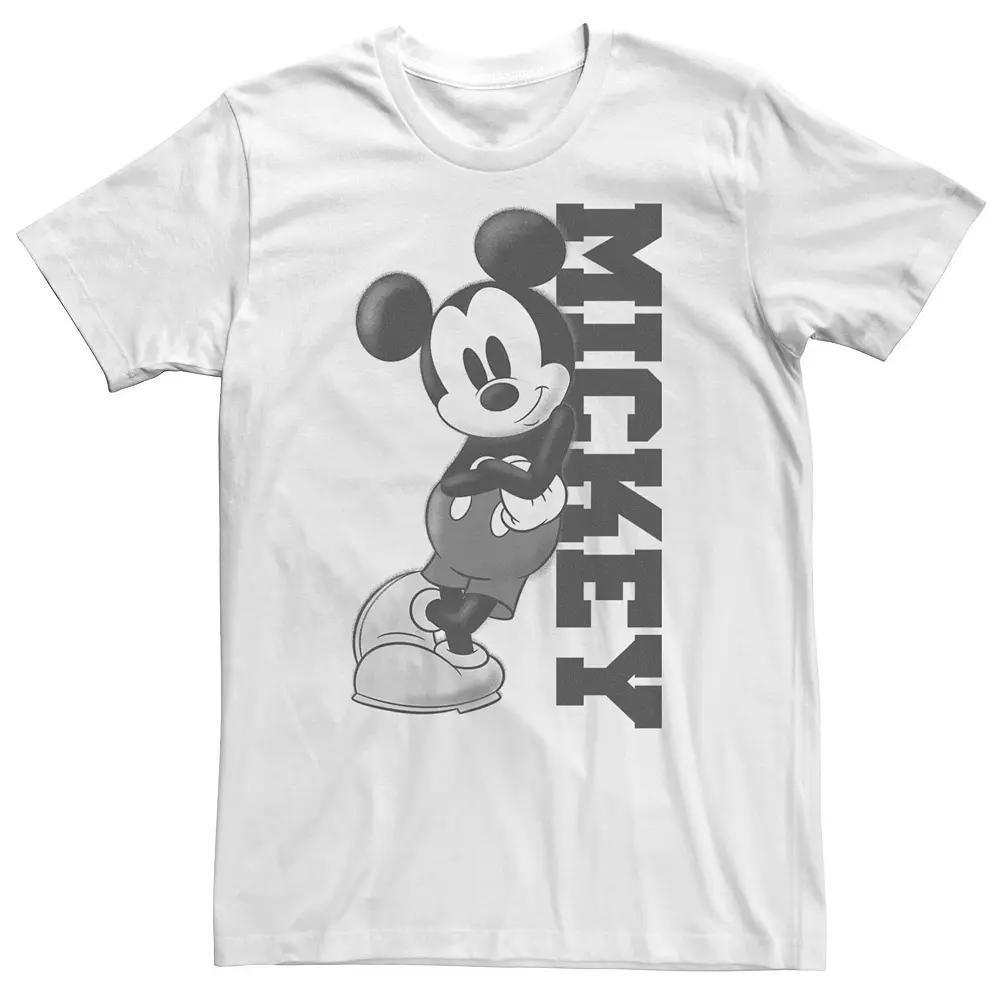 Disney's Mickey Mouse Big & Tall Leaning on Name Tee, Men's,  Product Image