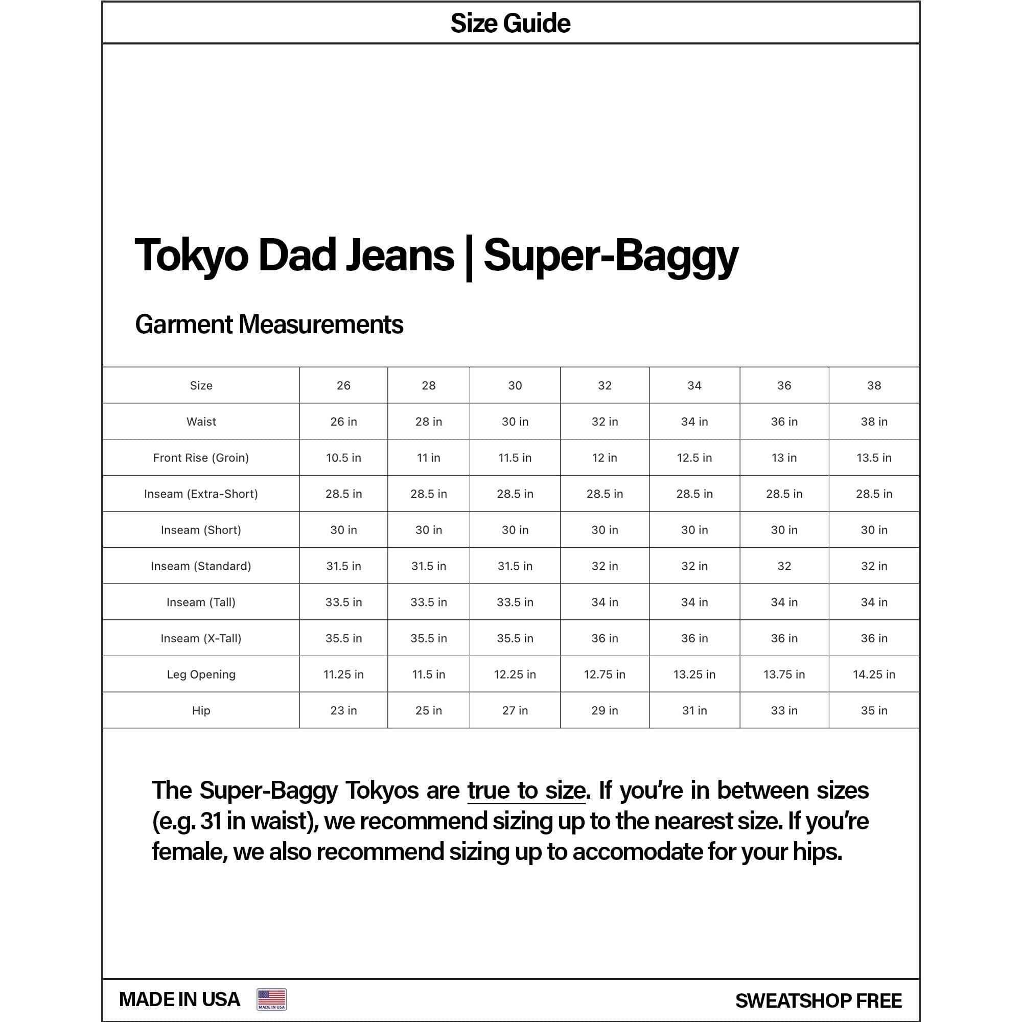 Tokyo Dad Jeans | Super-Baggy Product Image