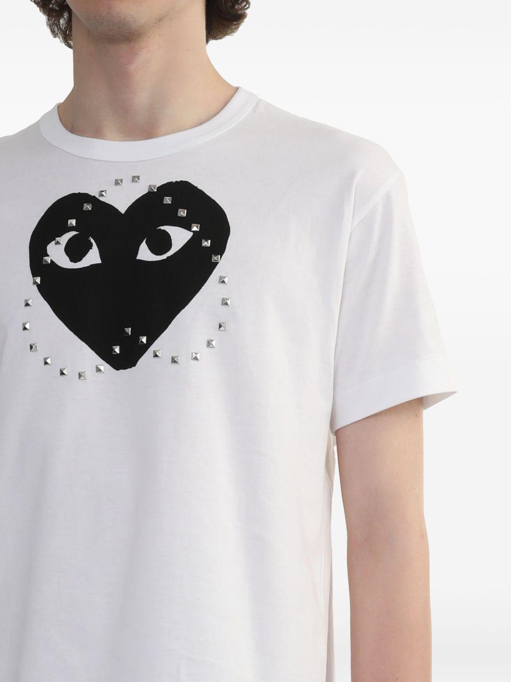 logo-stud cotton t-shirt  Product Image