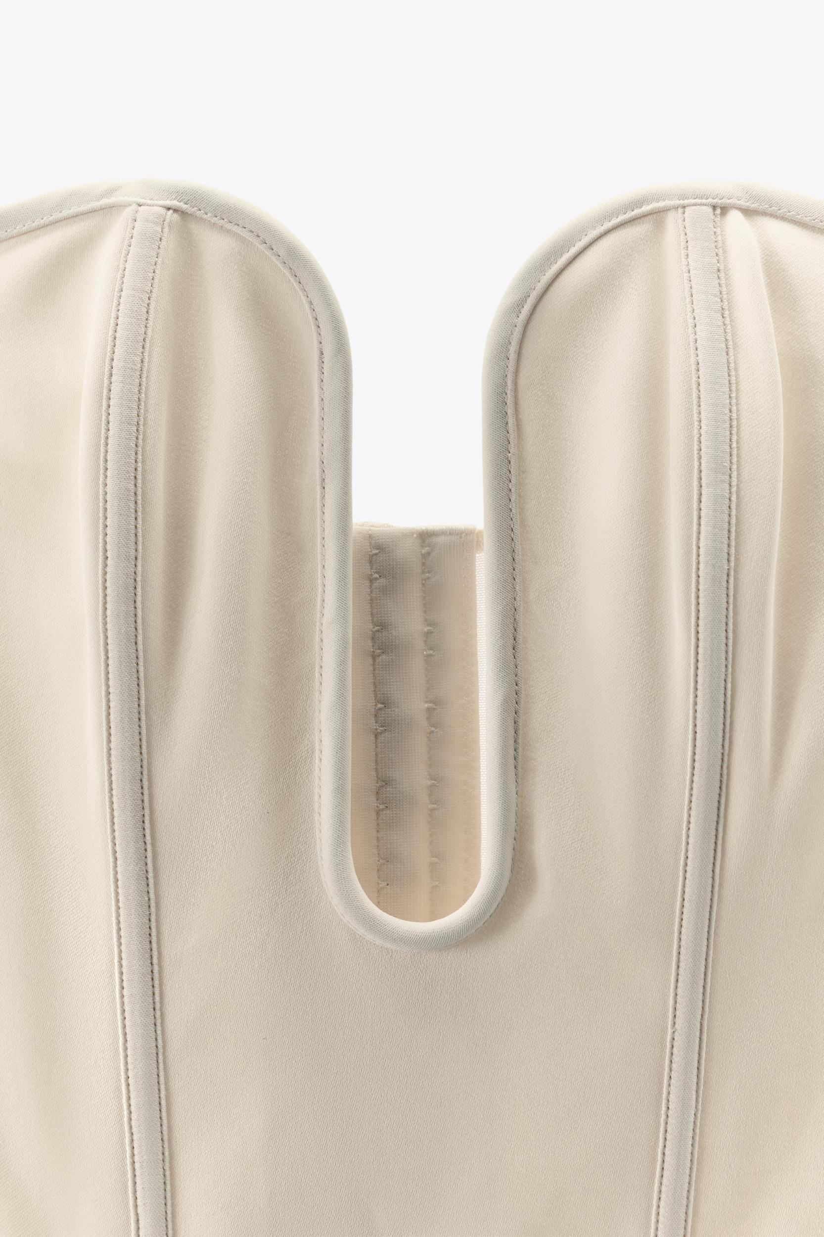 VISCOSE CORSET WITH METAL PIECE Product Image