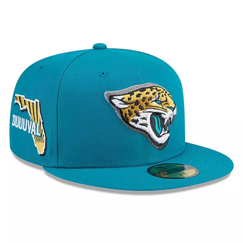Men's New Era Teal Jacksonville Jaguars 2024 NFL Draft 59FIFTY Fitted Hat,  Product Image