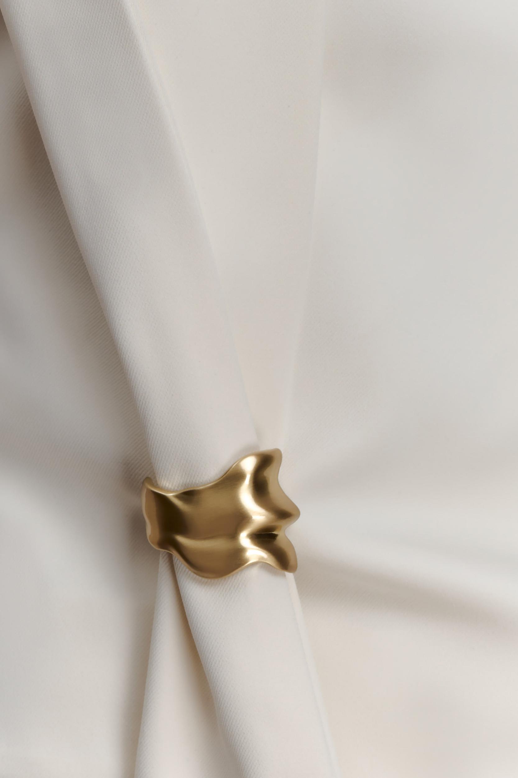 Marina Halter Top With Hardware - Ivory Product Image