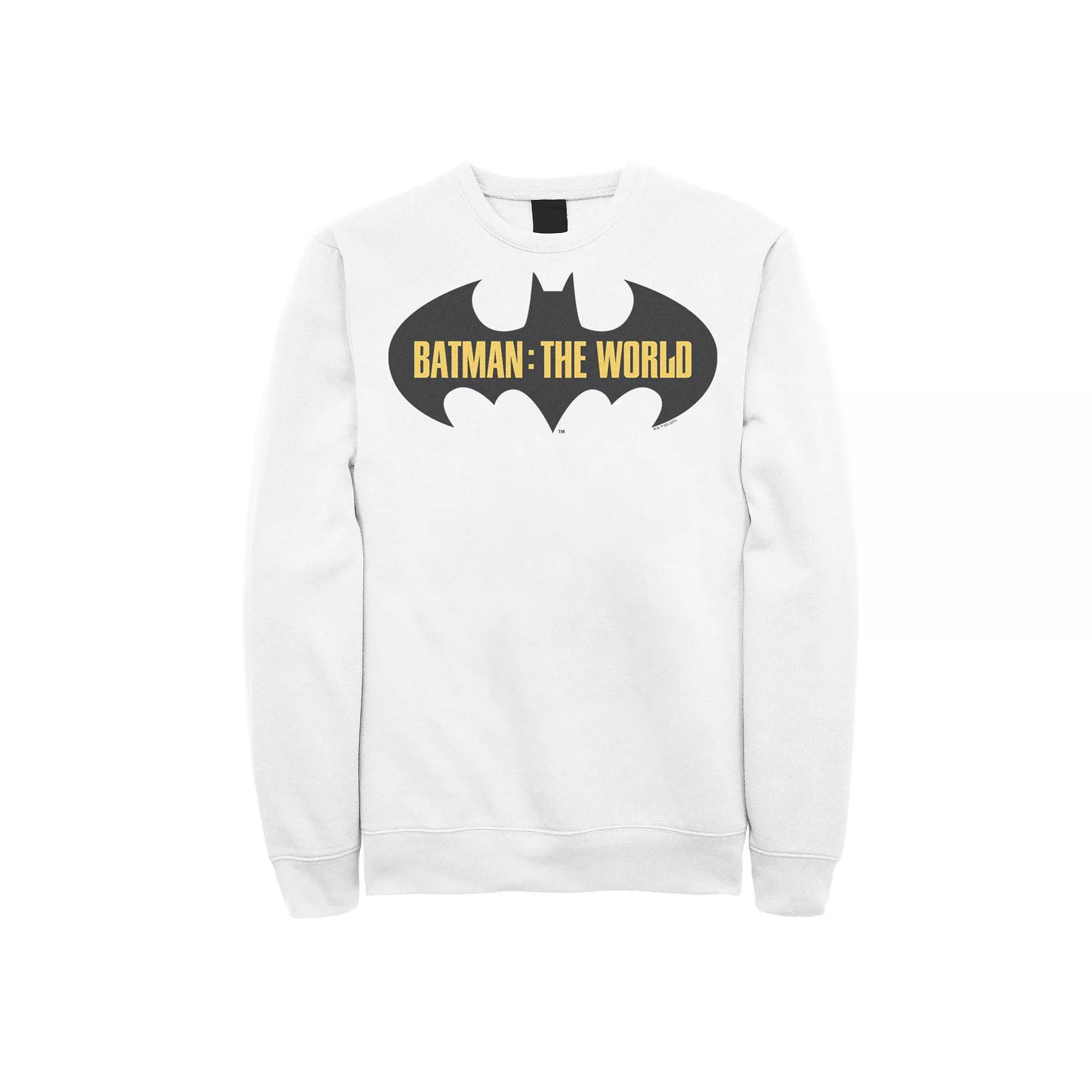 Men's Batman: The World Germany Red Logo Sweatshirt,  Product Image