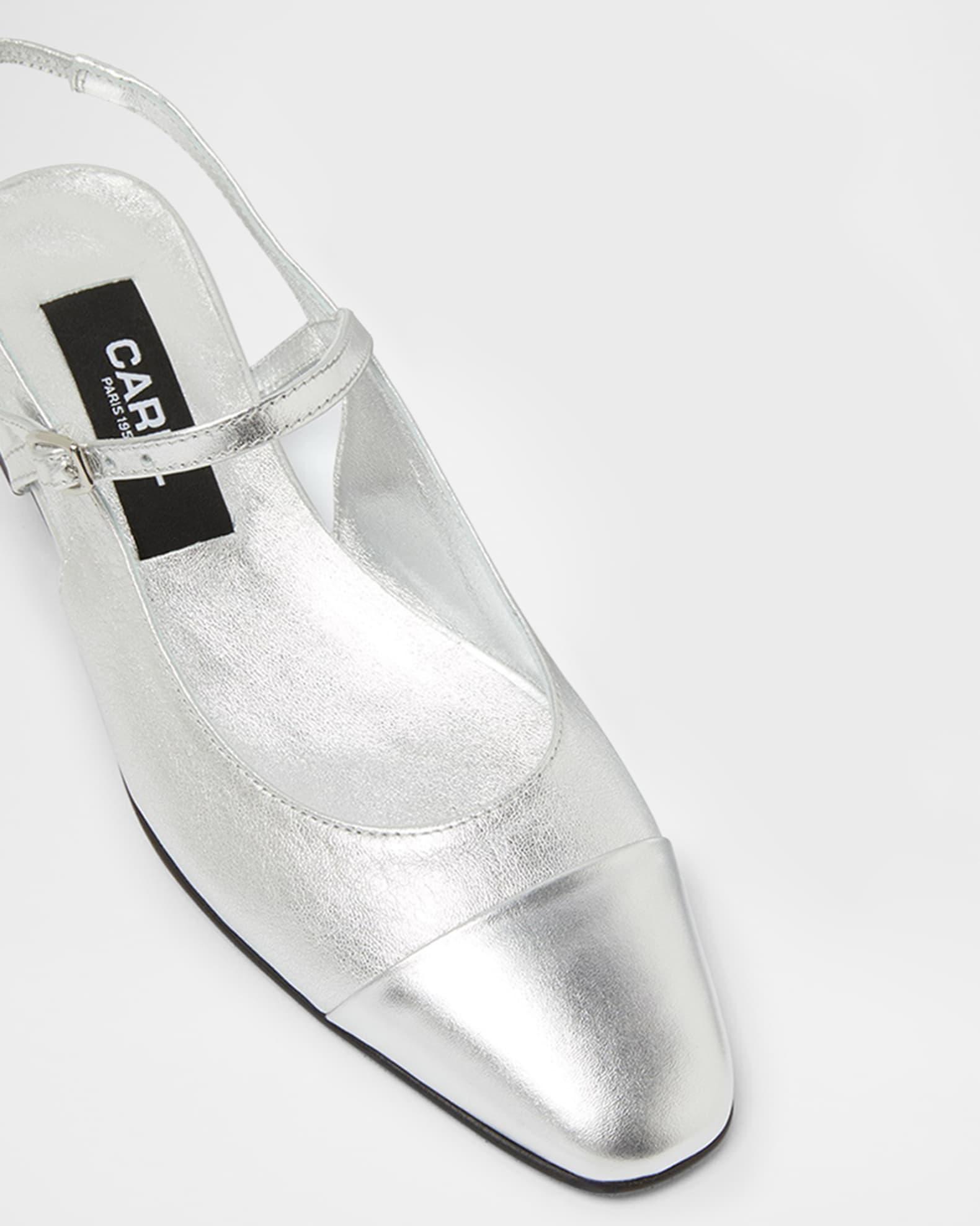 Oceano Metallic Mary Jane Slingback Flats Product Image