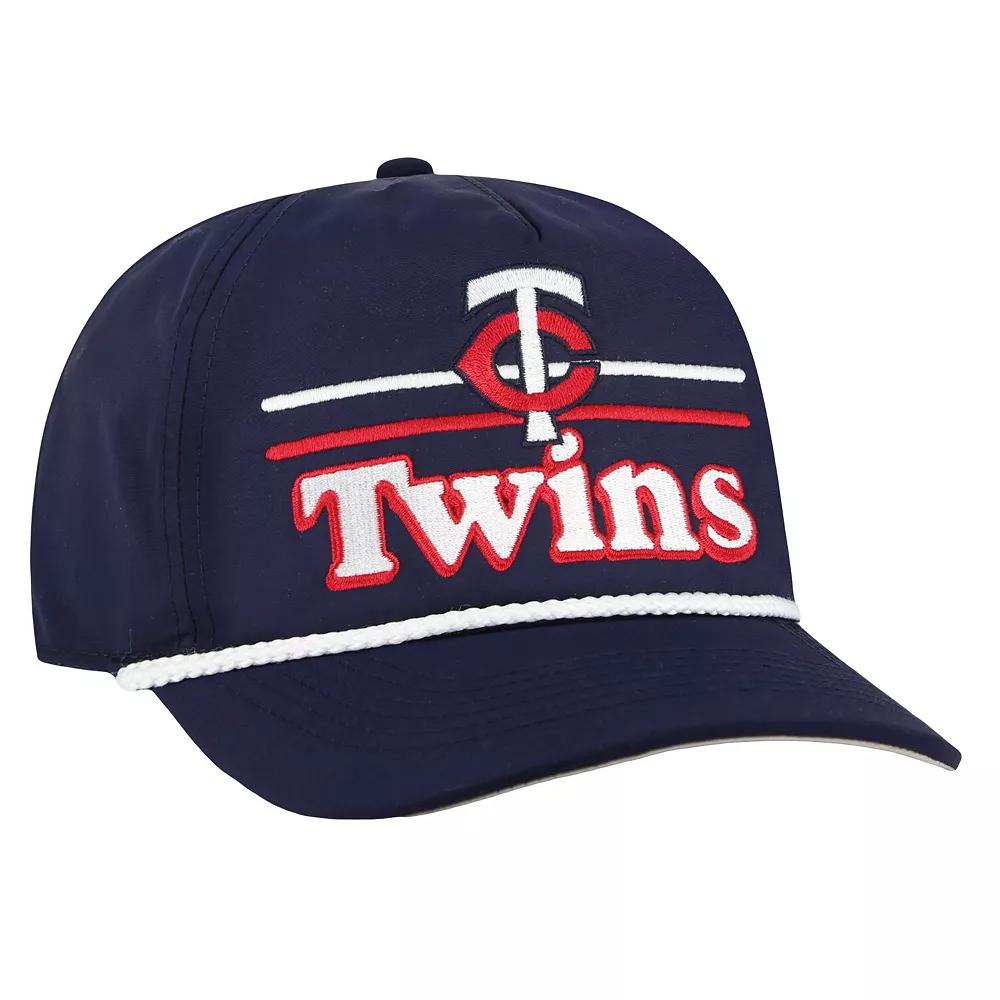 Men's '47 Navy Minnesota Twins Campscape Hitch Adjustable Hat, Blue Product Image