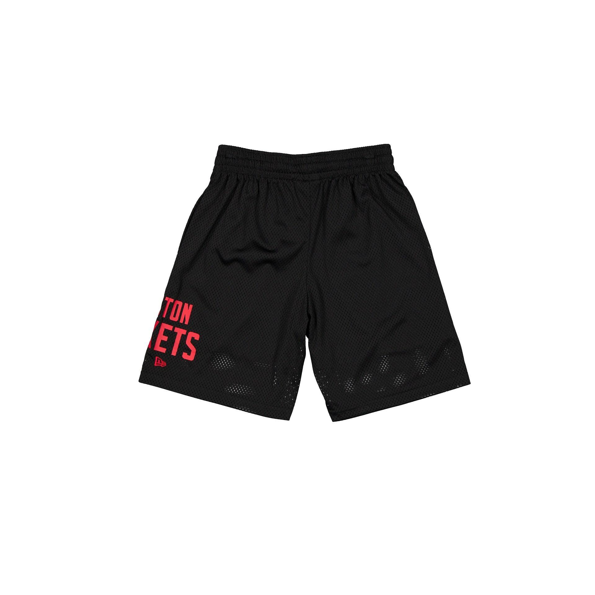 Houston Rockets Mesh Black Shorts Male Product Image