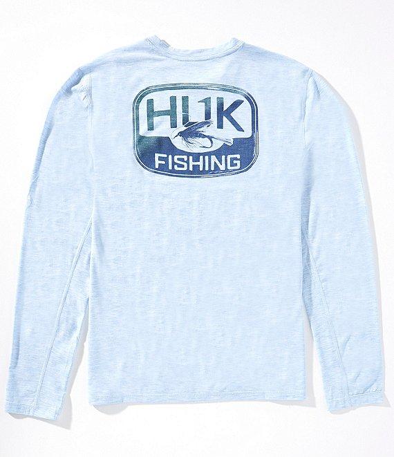 Huk Drift Long Sleeve Graphic Crew Neck T-Shirt Product Image