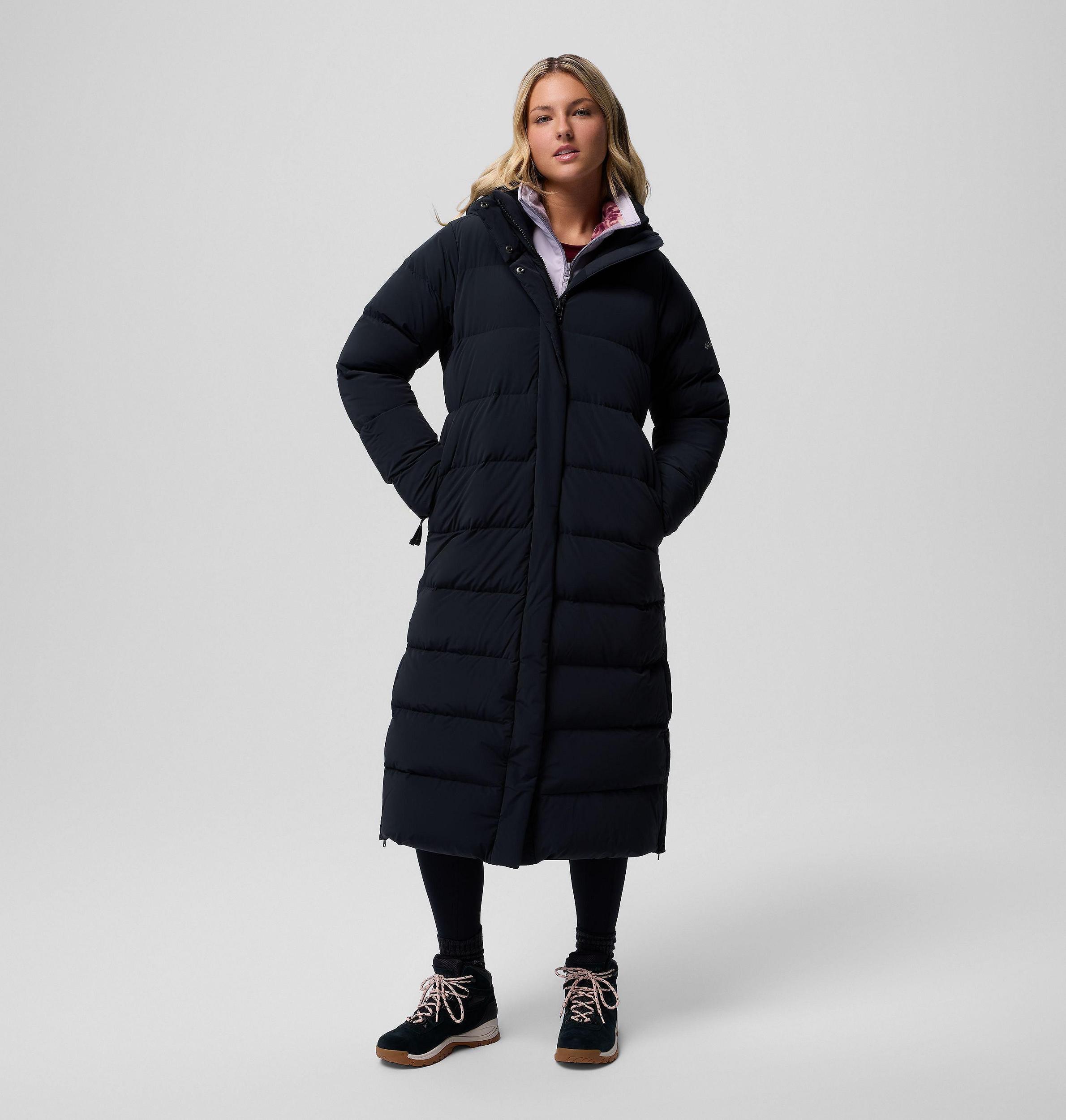 Columbia Womens Amaze Puff Long Hooded Jacket- Product Image