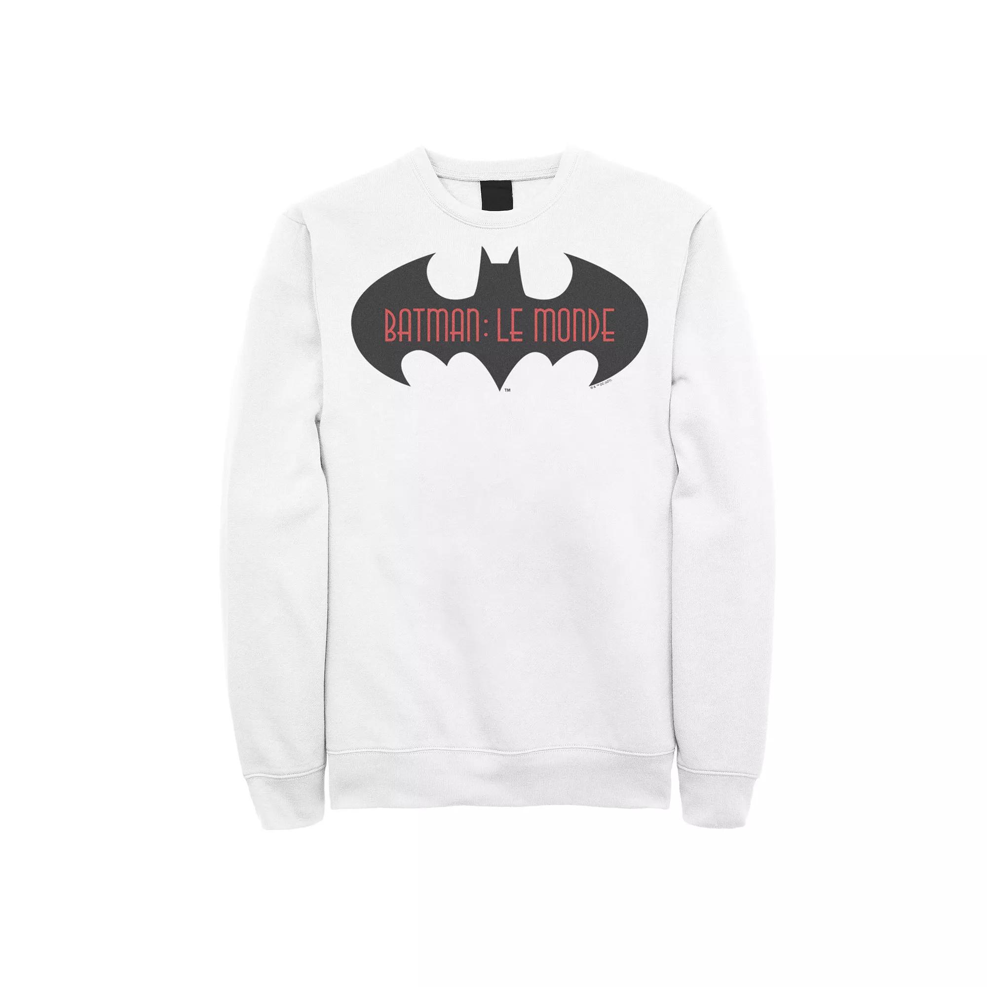 Men's Batman: Le Monde France Logo Sweatshirt,  Product Image