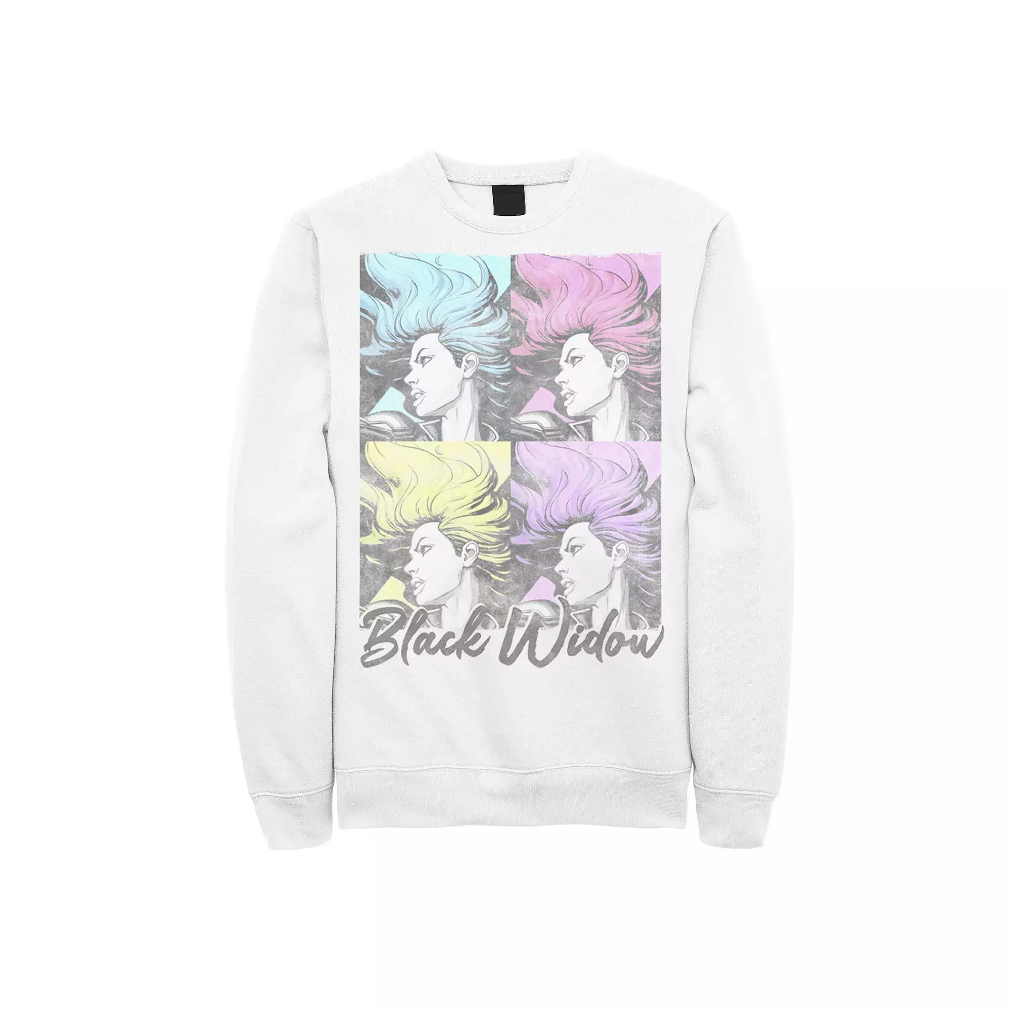 Men's Marvel Black Widow Pop Sweatshirt,  Product Image