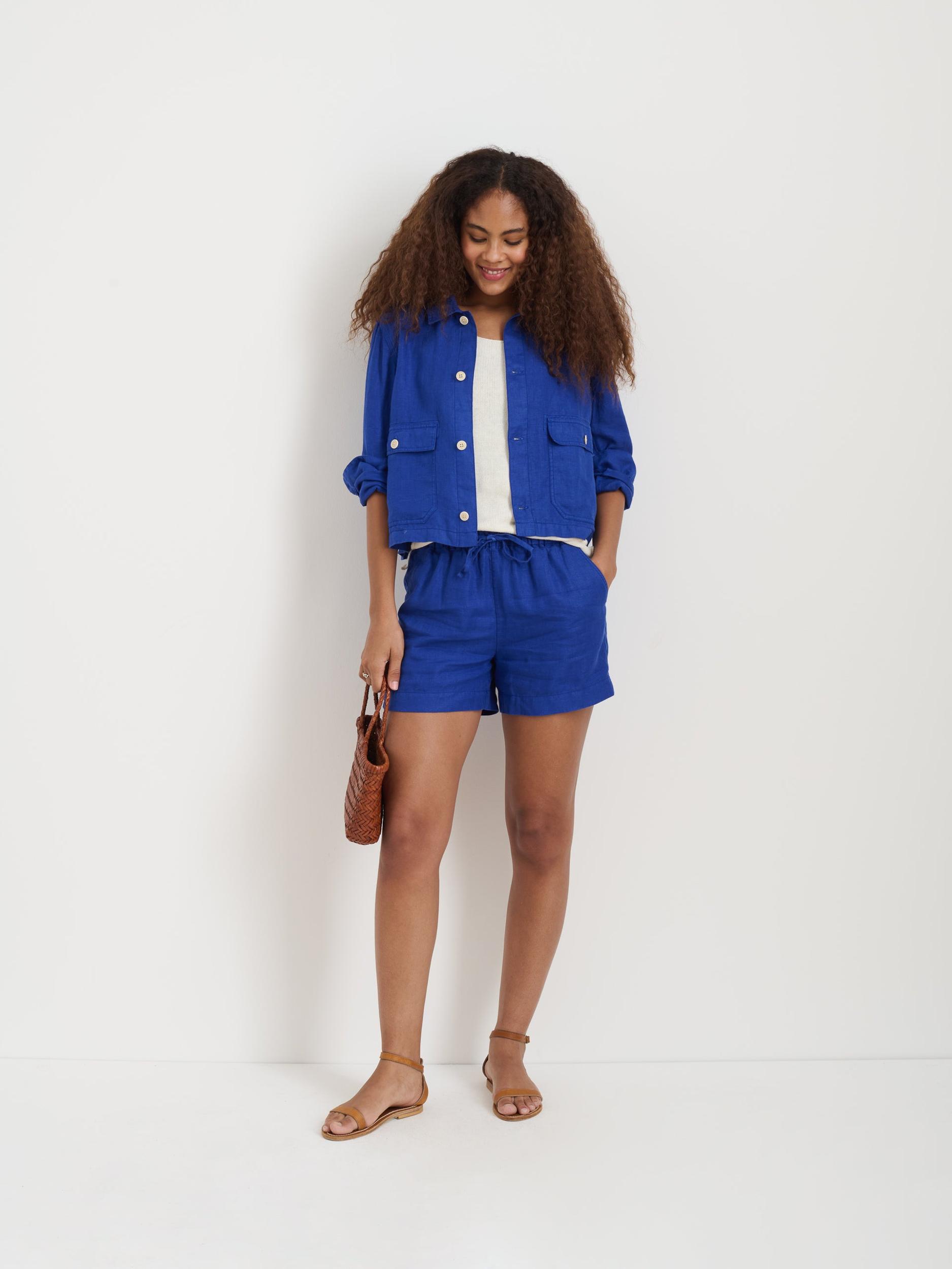 Riley Pull On Short In Linen Product Image