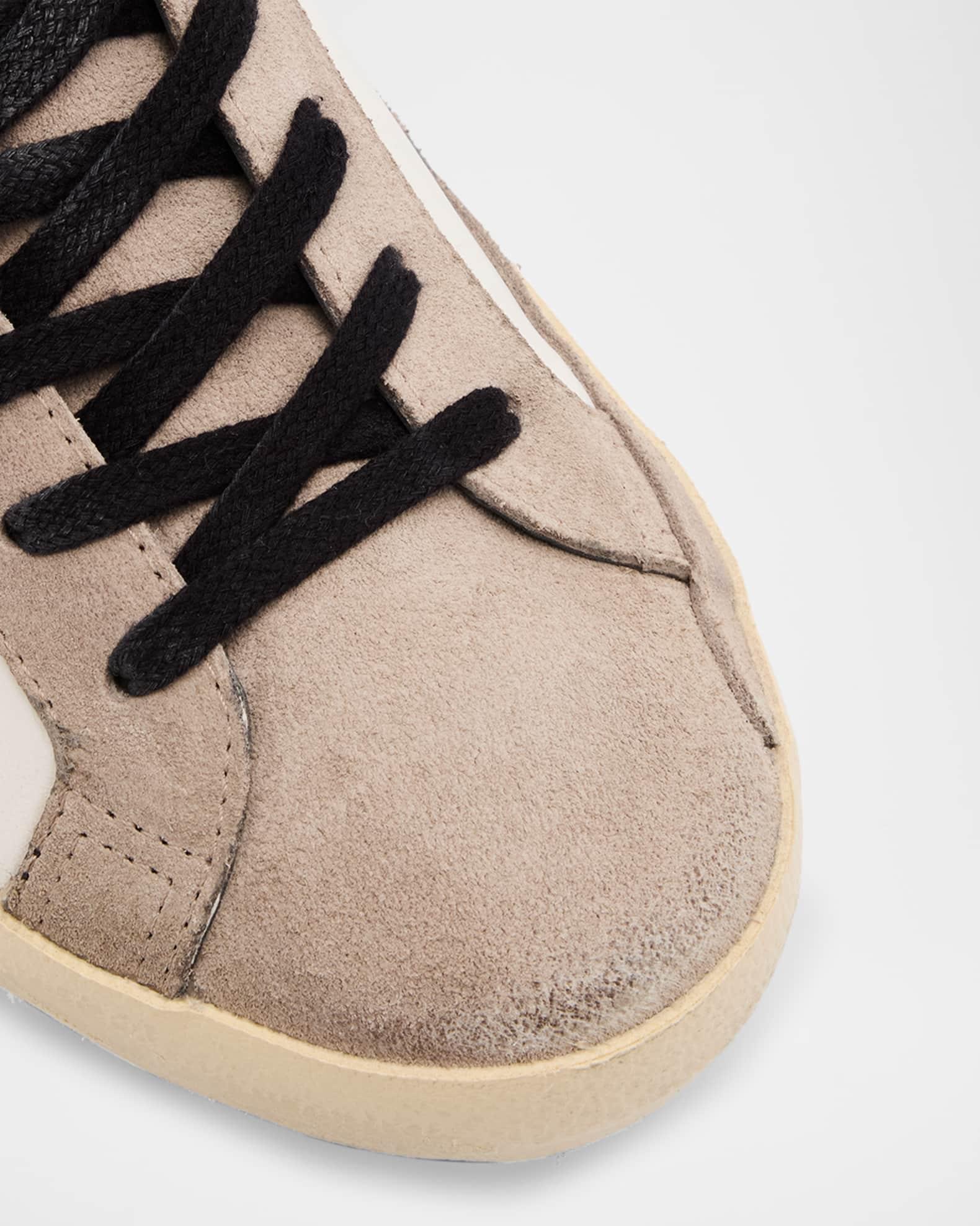 Men's Super-Star Leather and Suede Low-Top Sneakers Product Image