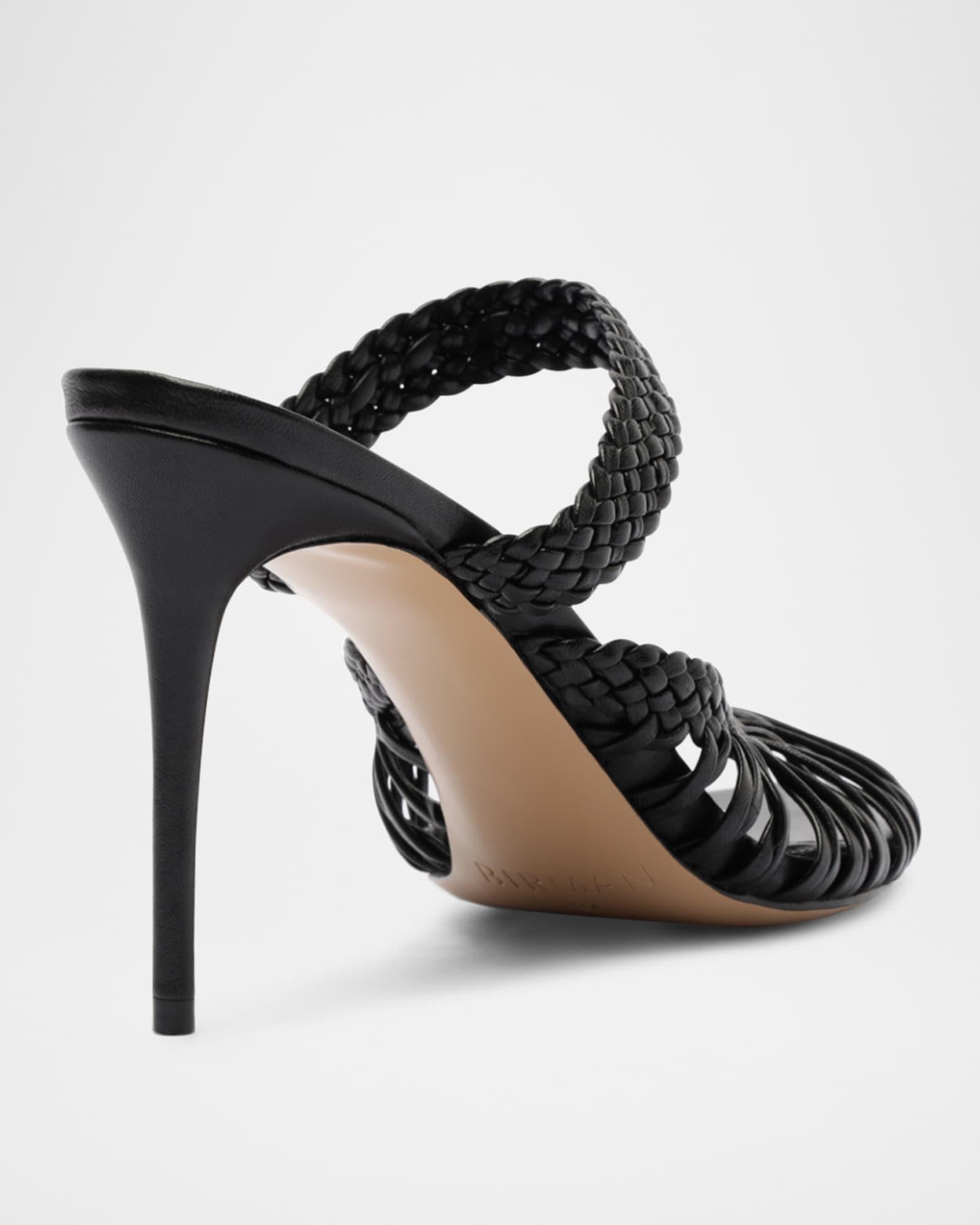 Agatha 85 Leather Stiletto Sandals Product Image