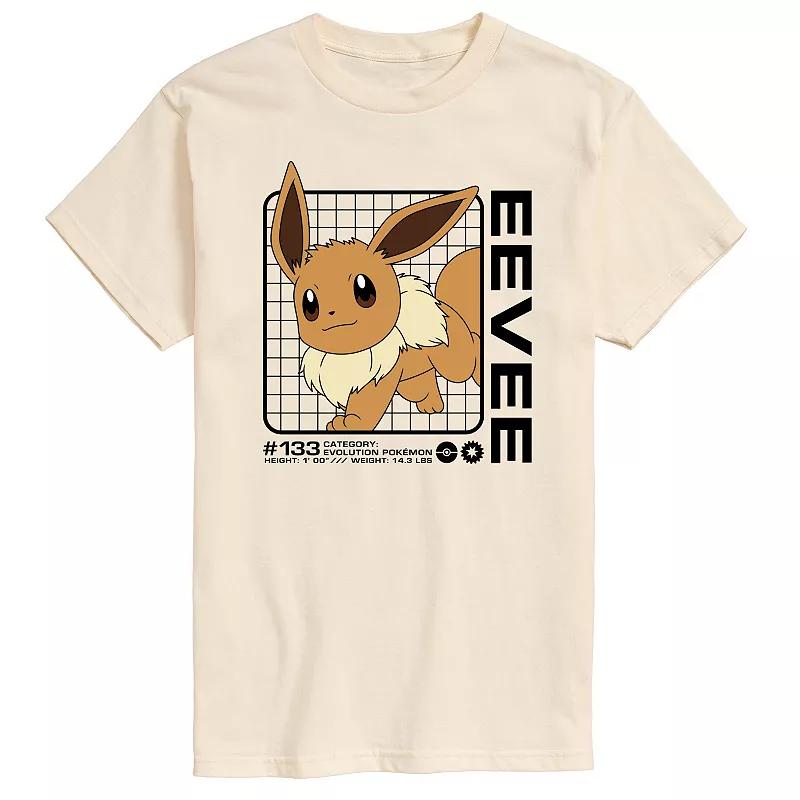 Men's Pokemon Eevee Stats Graphic Tee,  Product Image