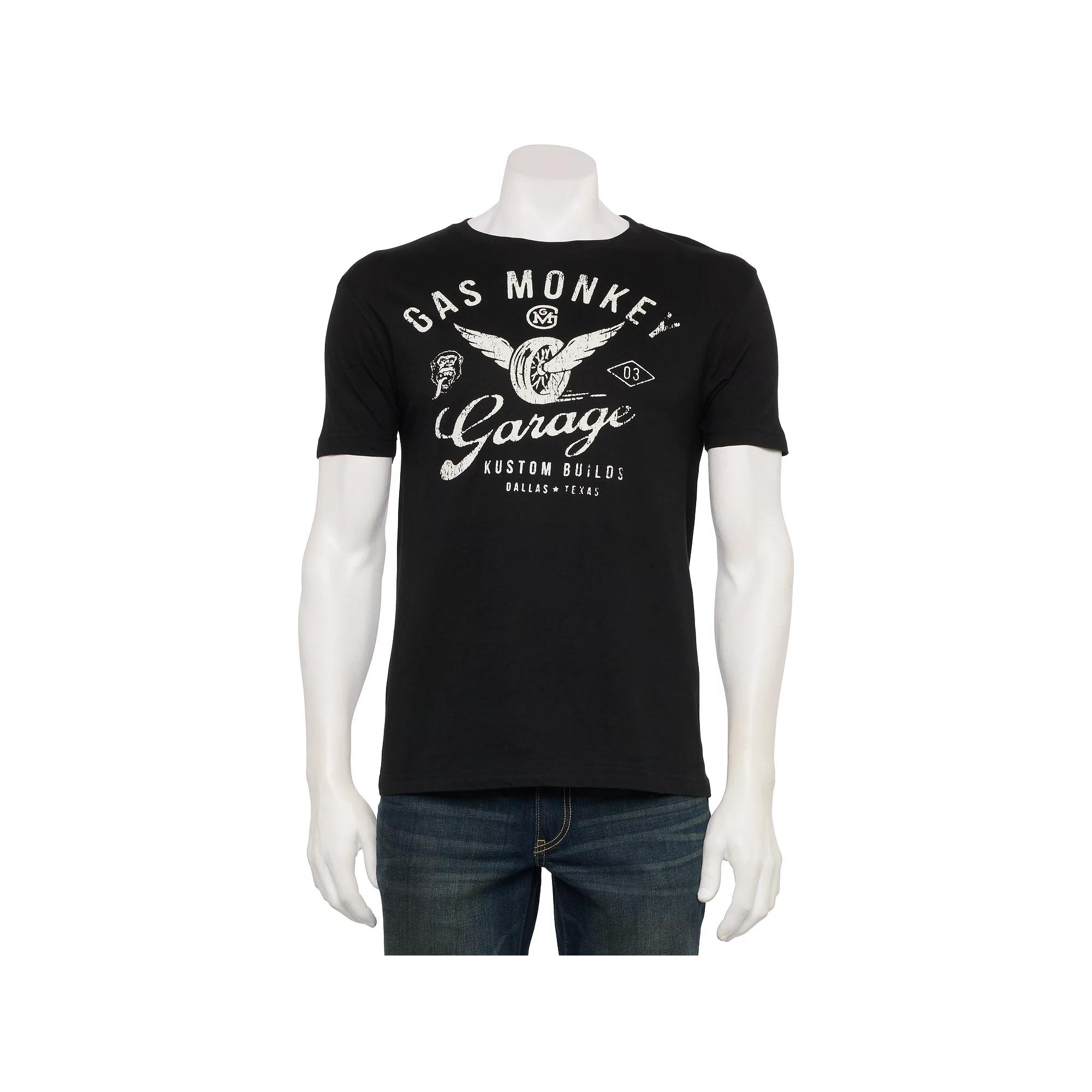 Men's Gas Monkey Garage Graphic Tee, Size: Small, Black Product Image