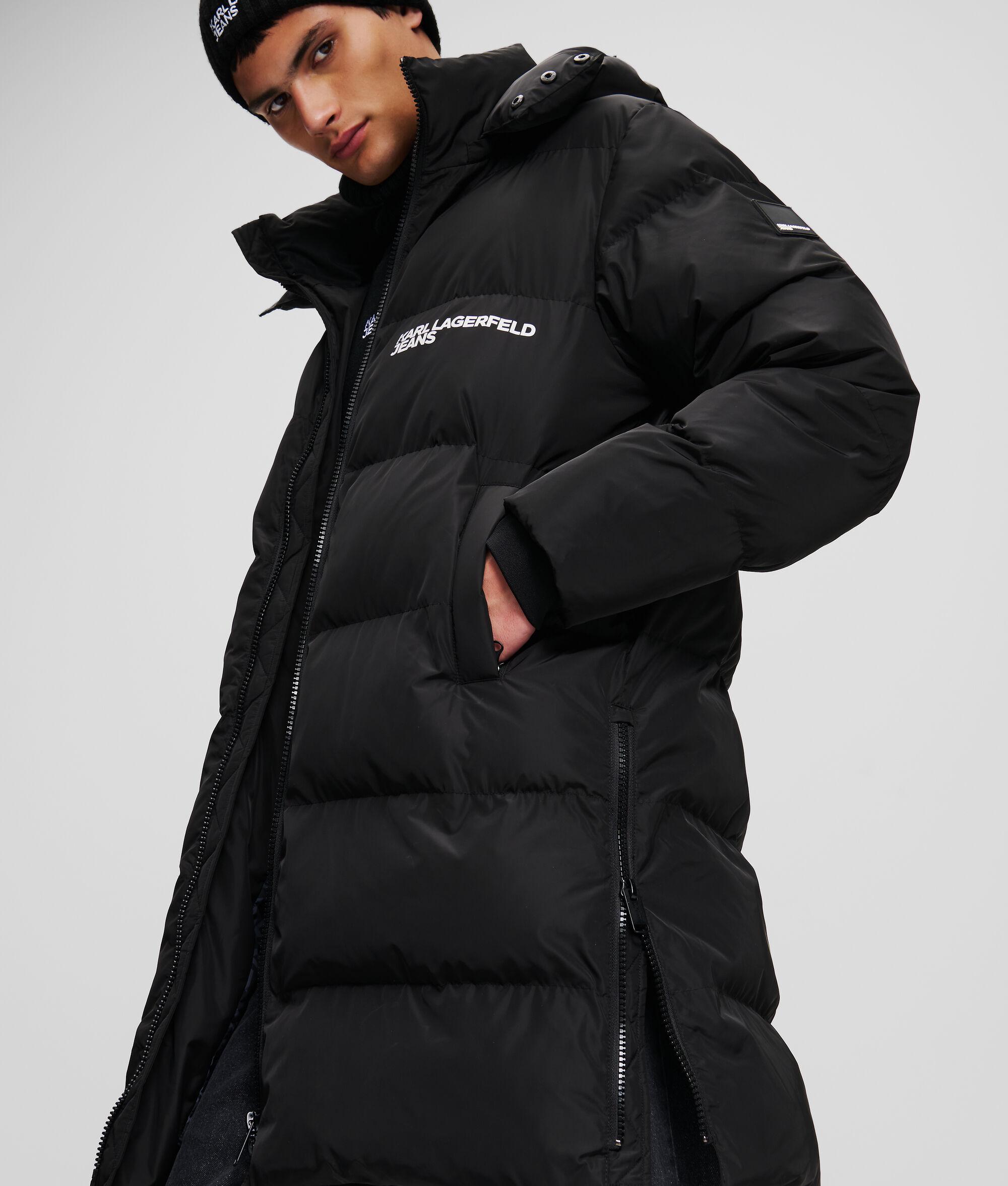 HOODED LONGLINE PUFFER COAT Product Image