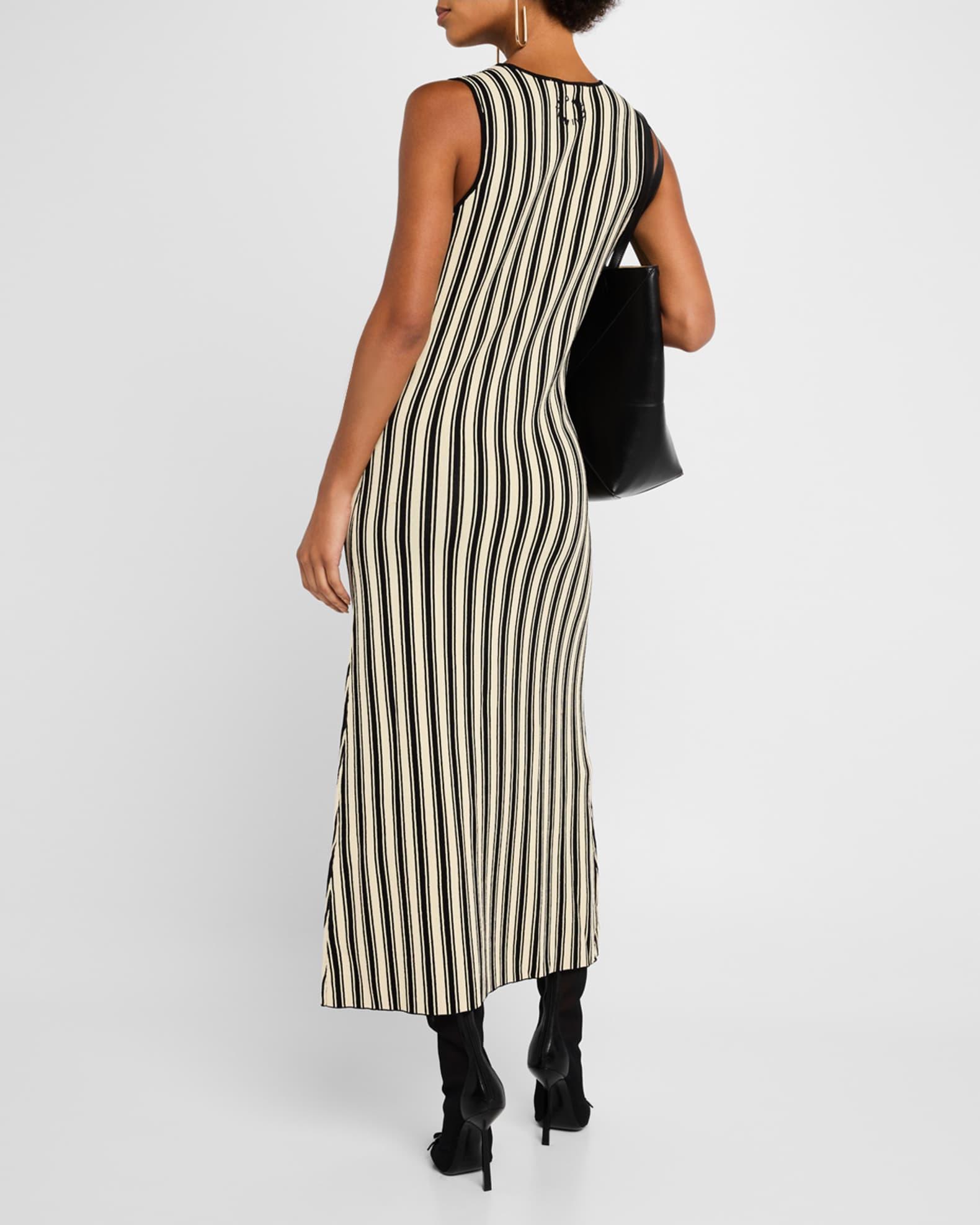 Axon Sleeveless Striped Midi Dress Product Image