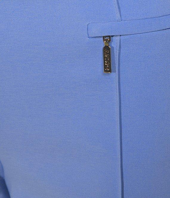 DKNY By Donna Karan Tech Tailoring Pintuck Wide Leg Zipper-Pocket Pant Product Image