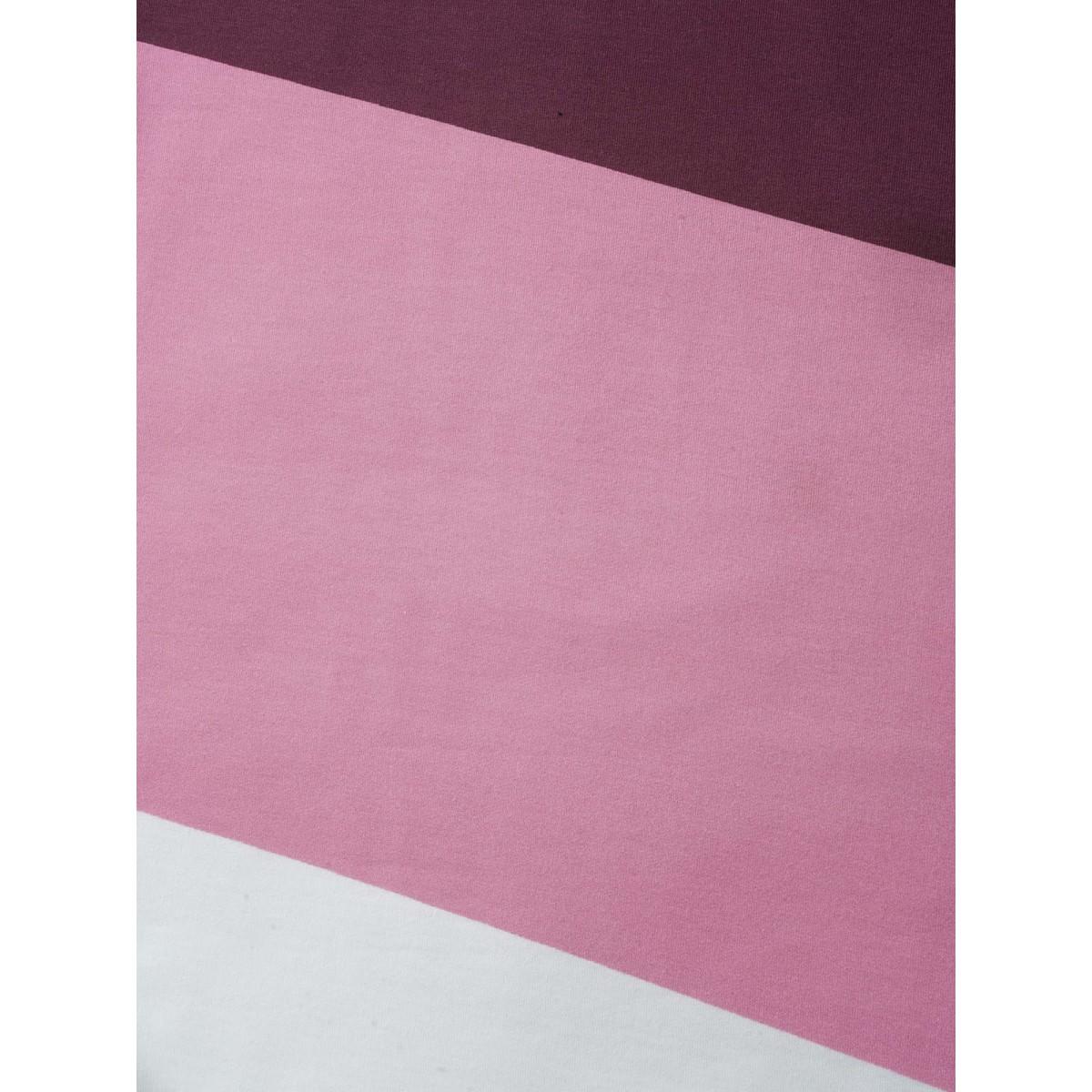 Plus Size Color Block Round Neck Sweatshirt Women Multicolor Casual Contrast V-neck Everyday Sweatshirts BloomChic 30/6X Product Image