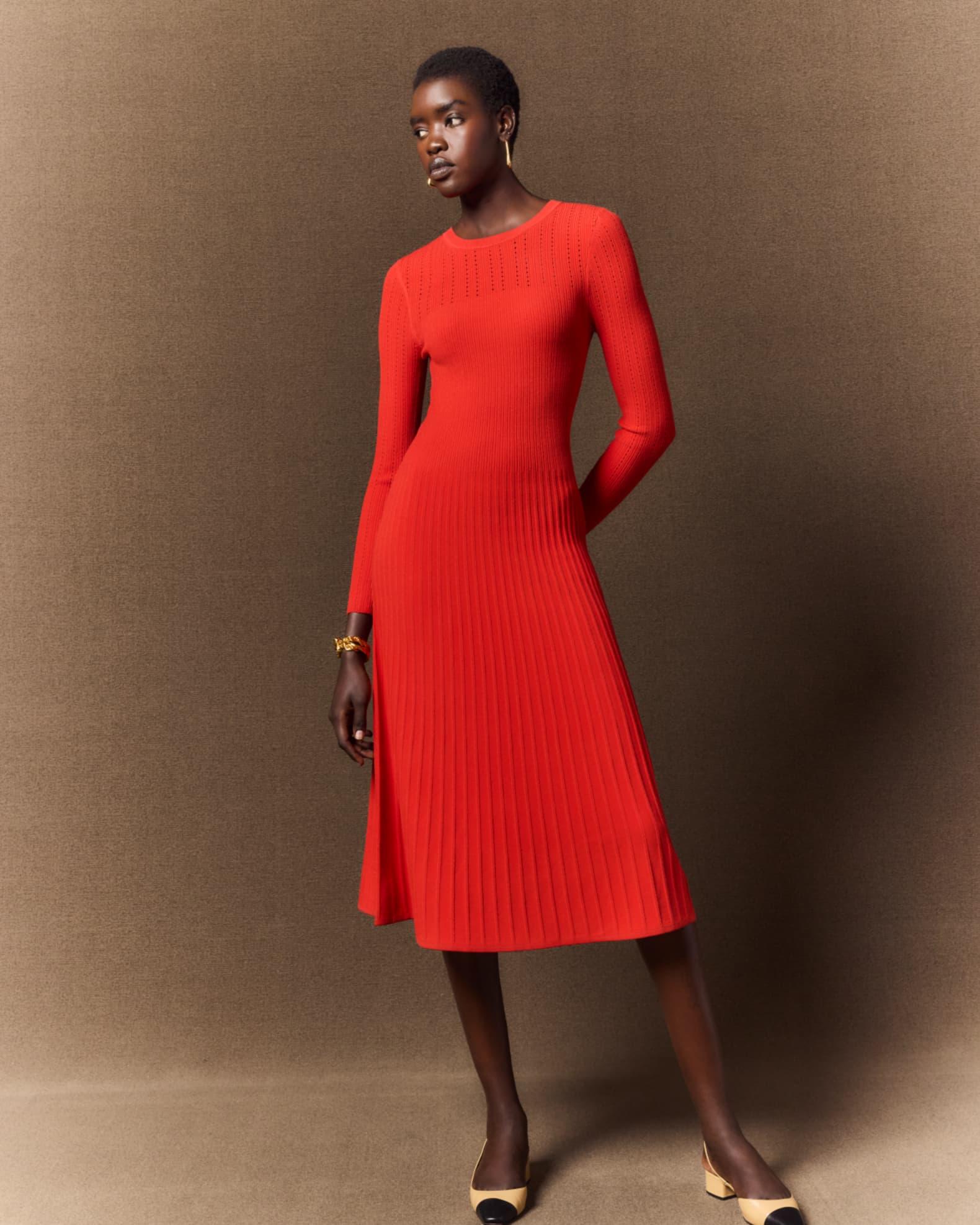 Nami Knit Midi Dress Product Image