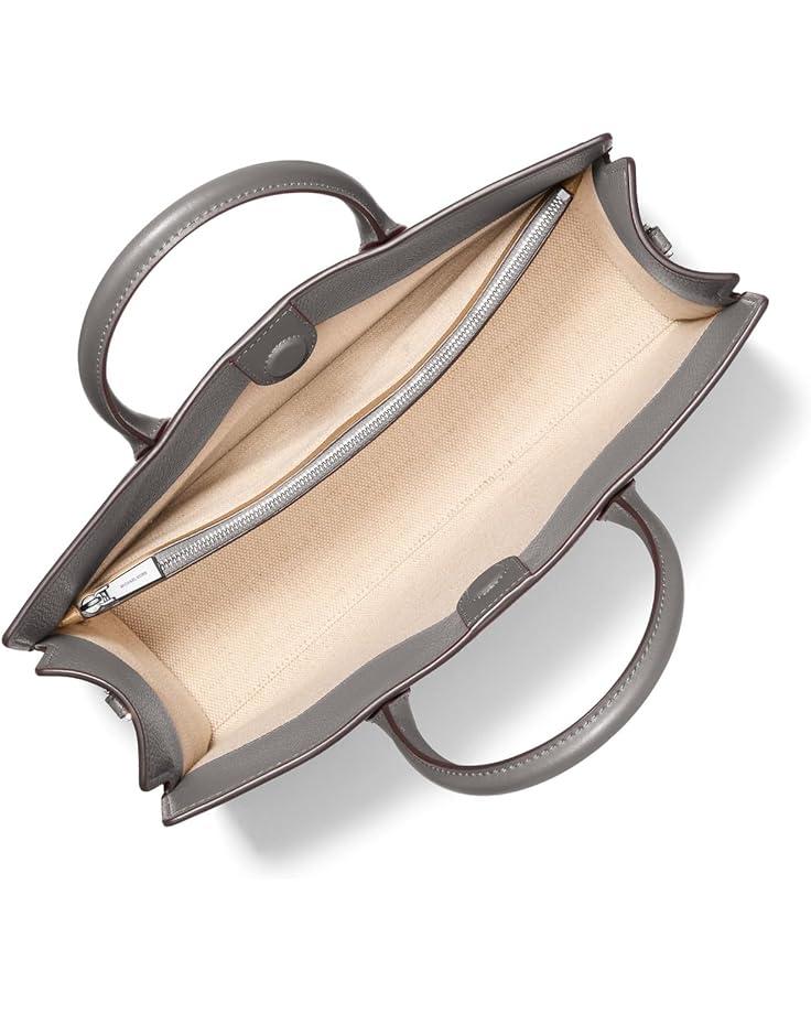 Deco Pebbled Leather Large Satchel Product Image