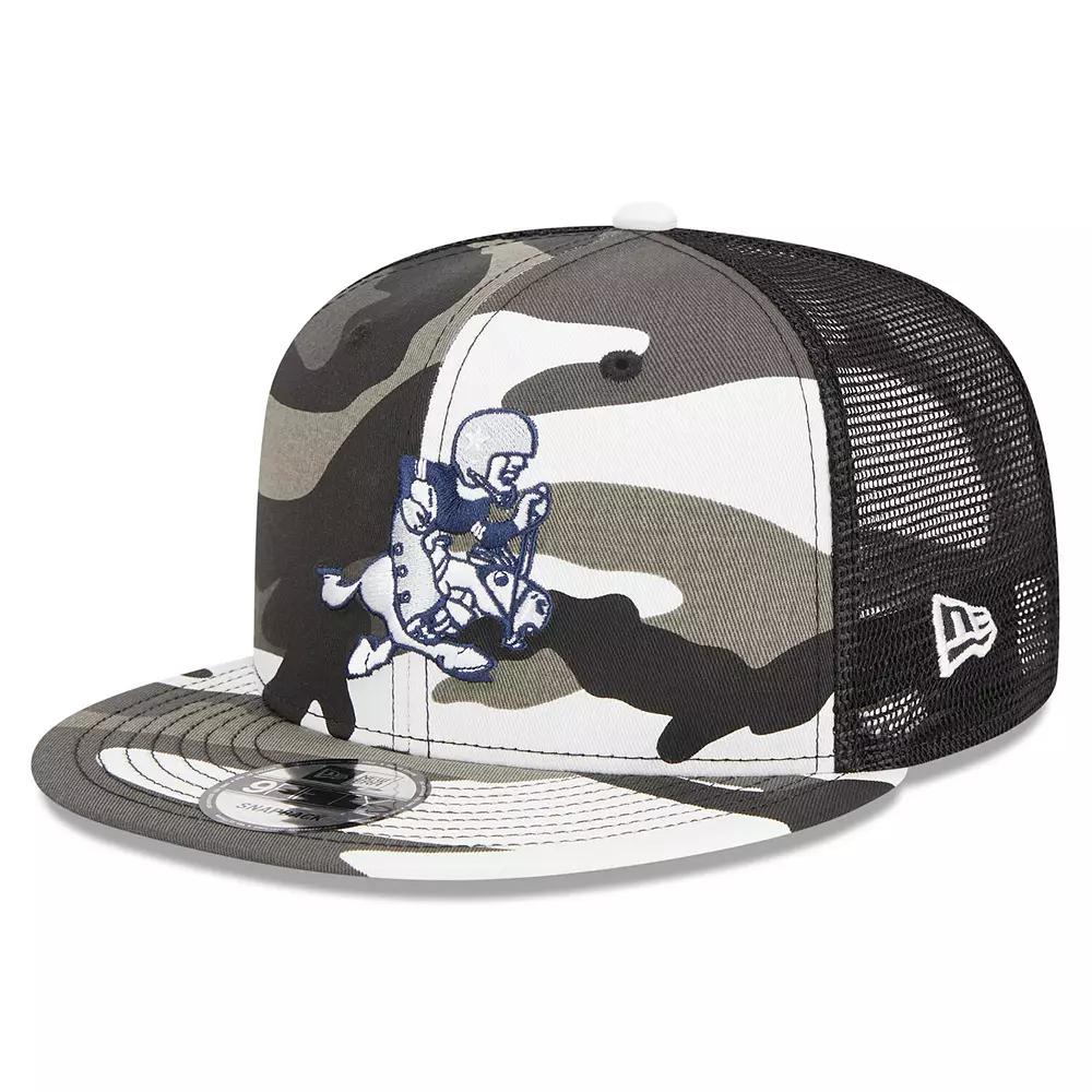 Men's New Era Urban Camo Dallas Cowboys 9FIFTY Trucker Snapback Hat, Green Product Image