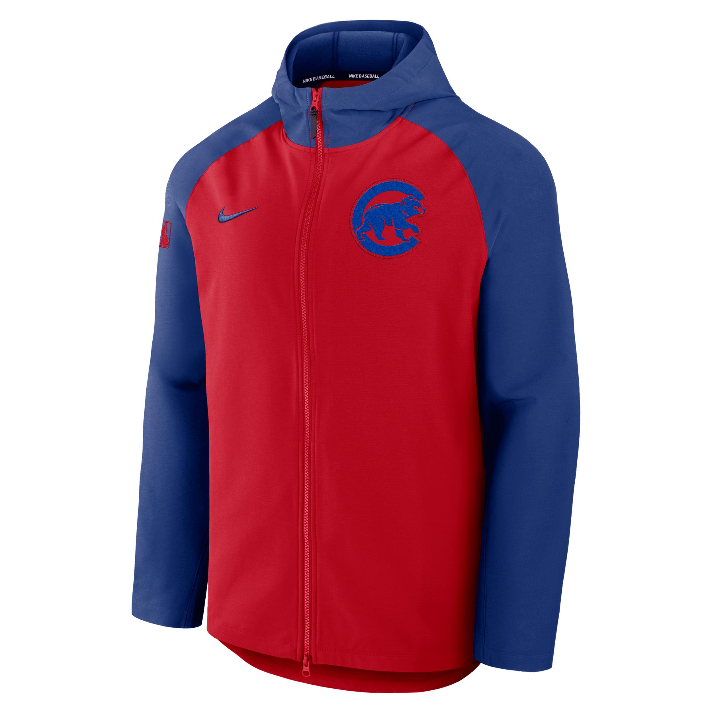Mens Chicago Cubs Authentic Collection Mens Nike Therma MLB Full-Zip Jacket | 01GM161NEJ-P92 Product Image