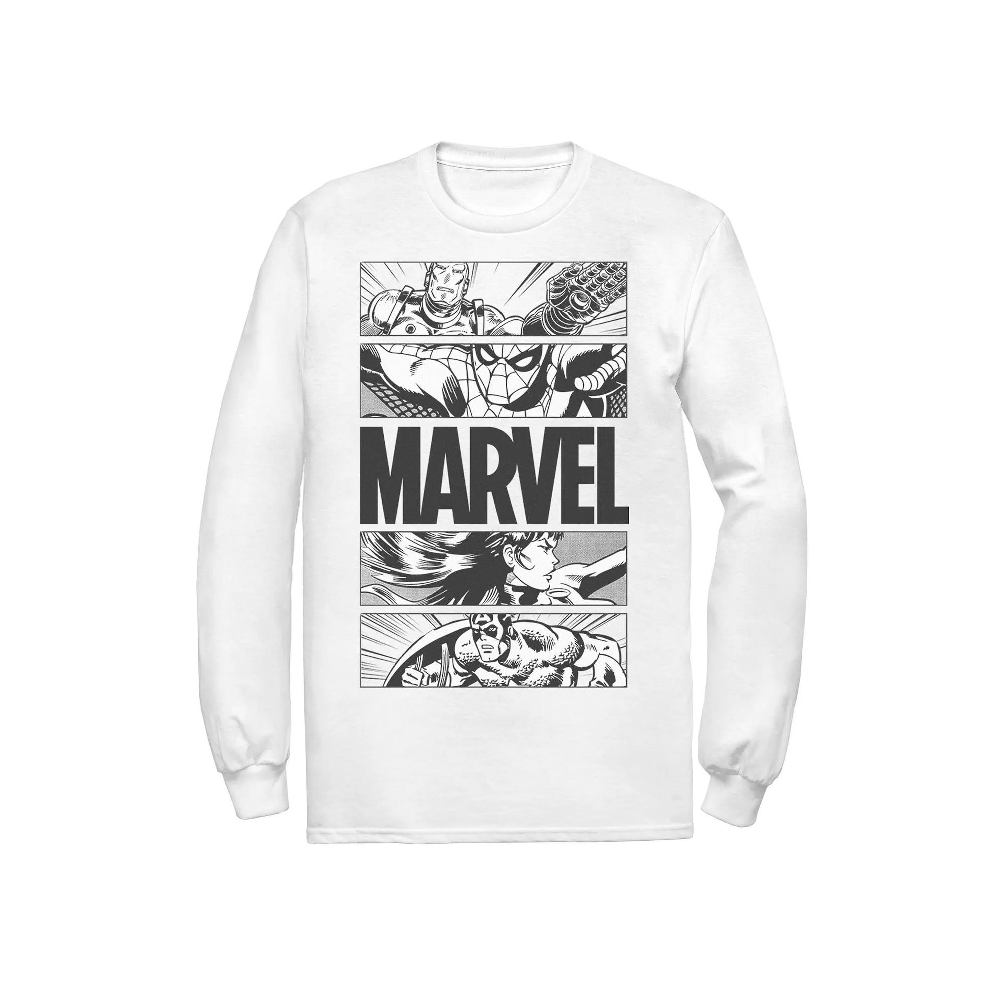 Men's Marvel Avengers Retro Action Panel Fill Tee, Boy's,  Product Image